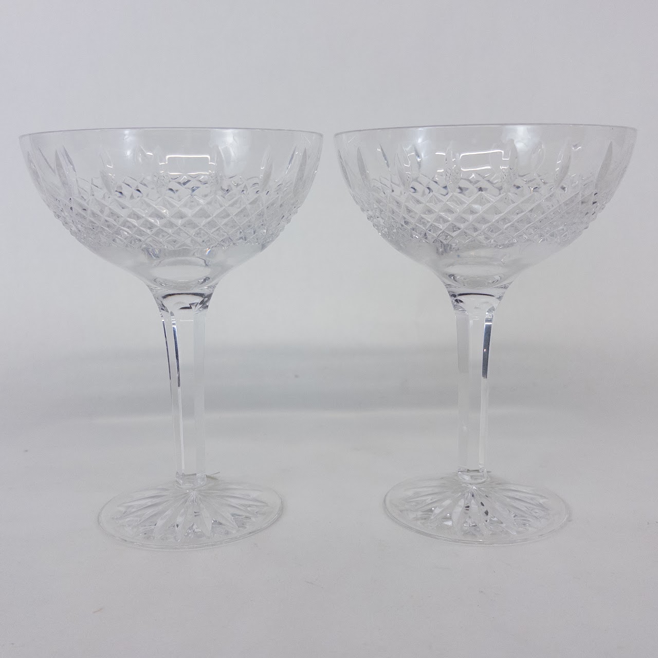 Waterford Crystal Glenmede Cut Margarita Glass Pair