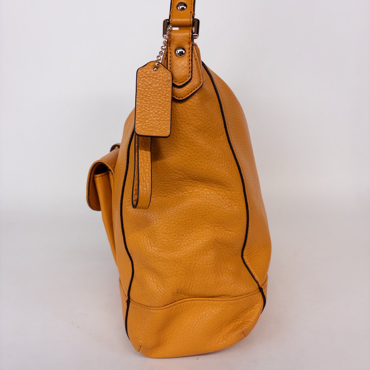 Coach Charlie Leather Hobo Saddle Bag