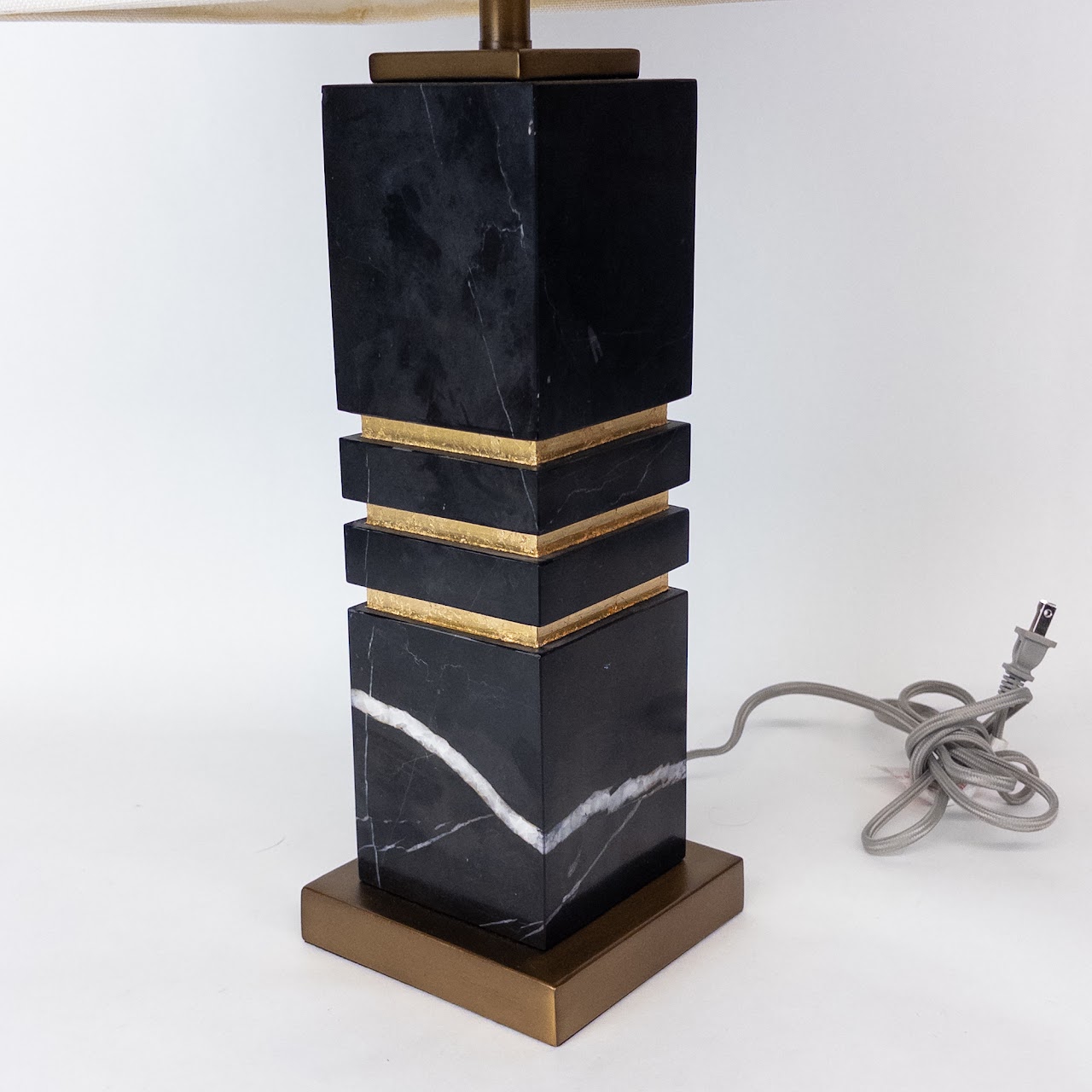 Safavieh Black Marble Table Lamp