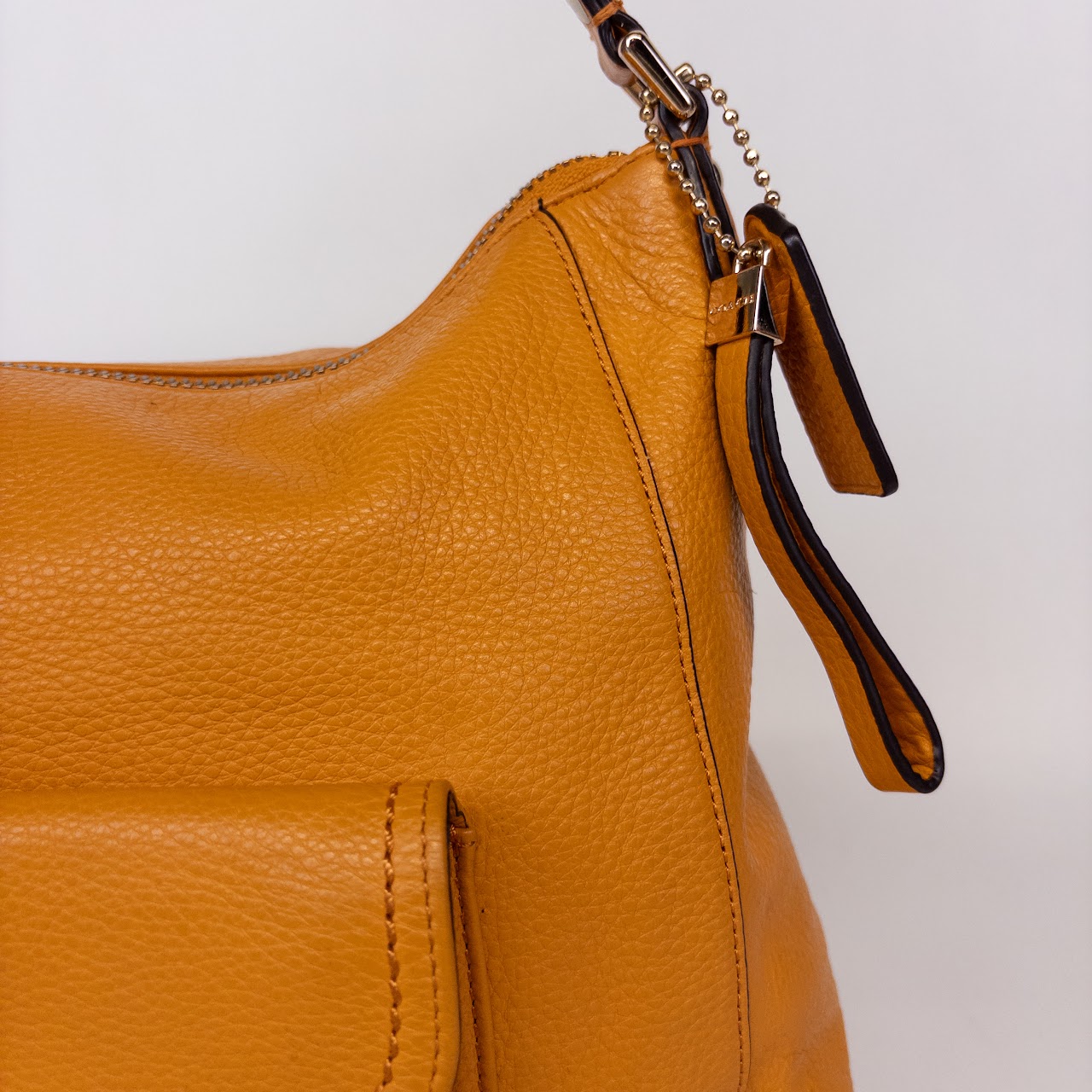 Coach Charlie Leather Hobo Saddle Bag