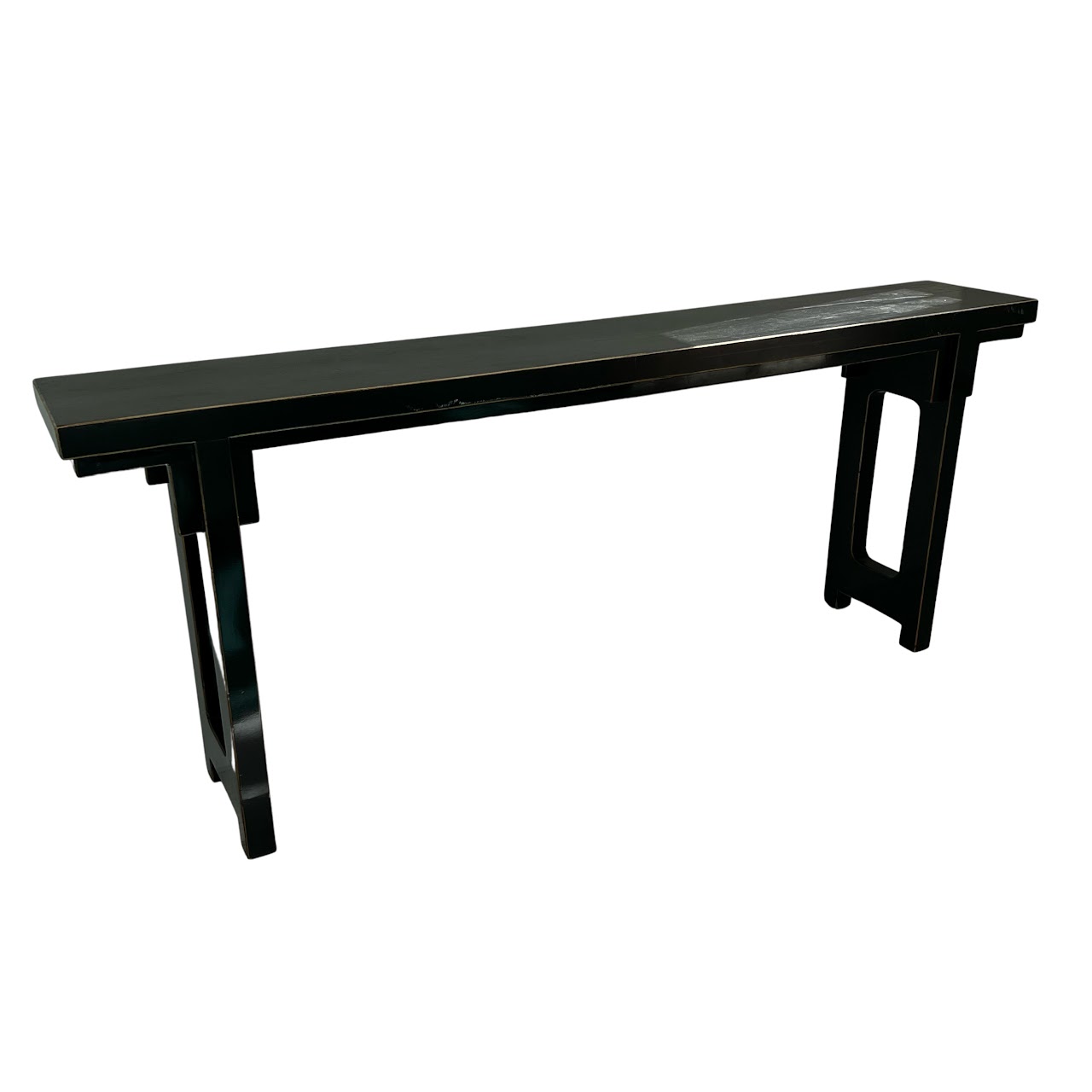 Lacquered Asian Inspired Sofa Console Table