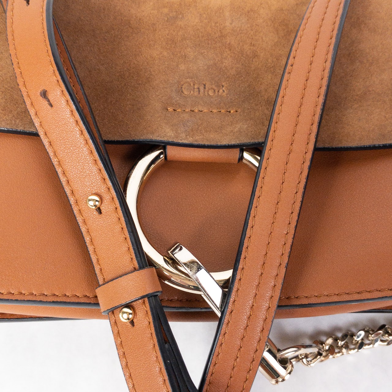 Chloé Leather & Suede Shoulder Bag/Clutch