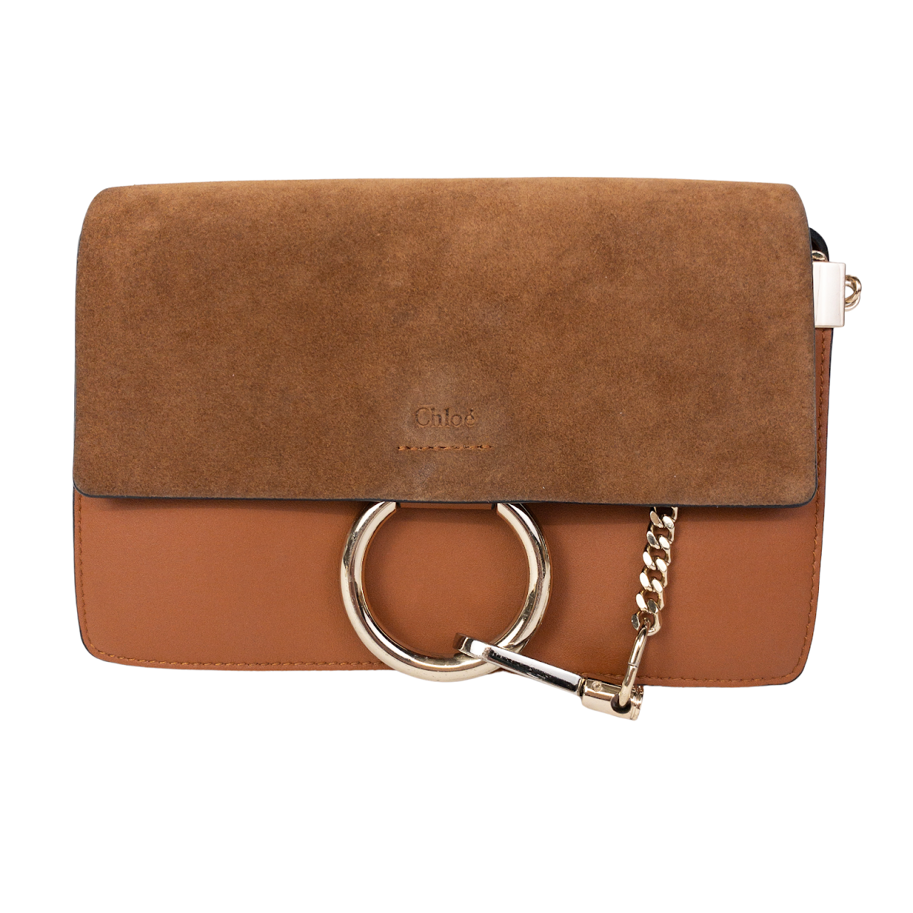 Chloé Leather & Suede Shoulder Bag/Clutch