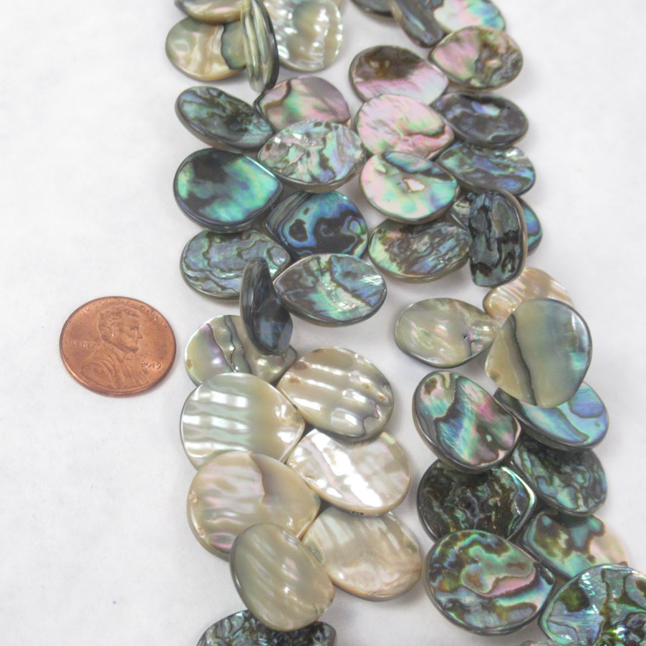 Sterling Silver & Abalone Statement Necklace