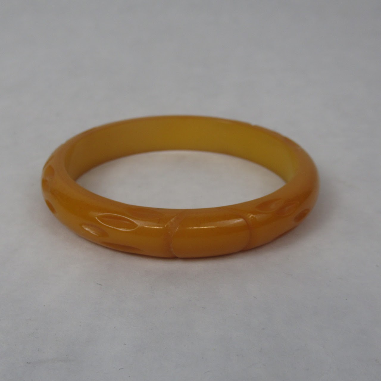 Set Of Three Patterned Bakelite Bangles