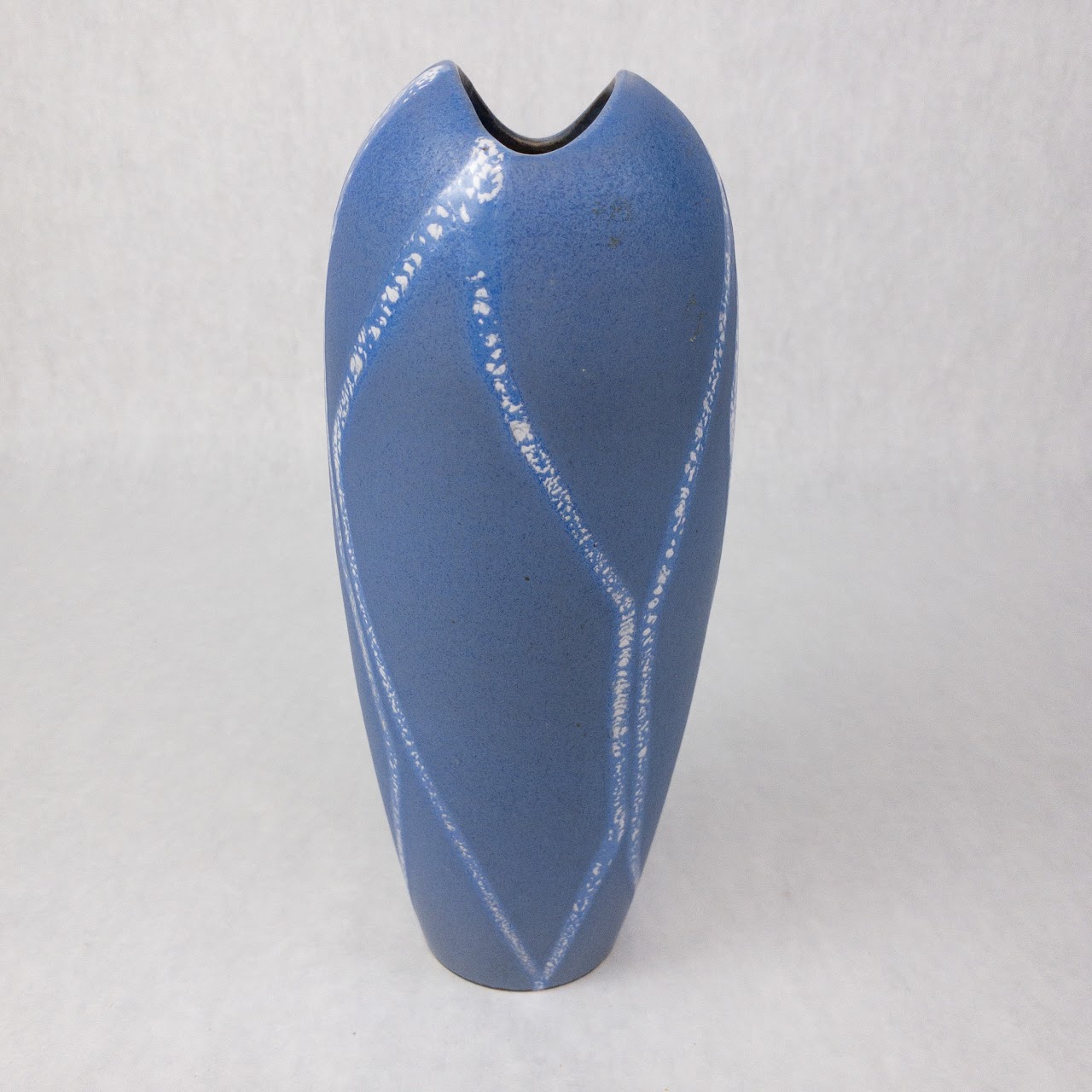 Handmade Blue Streak Vase