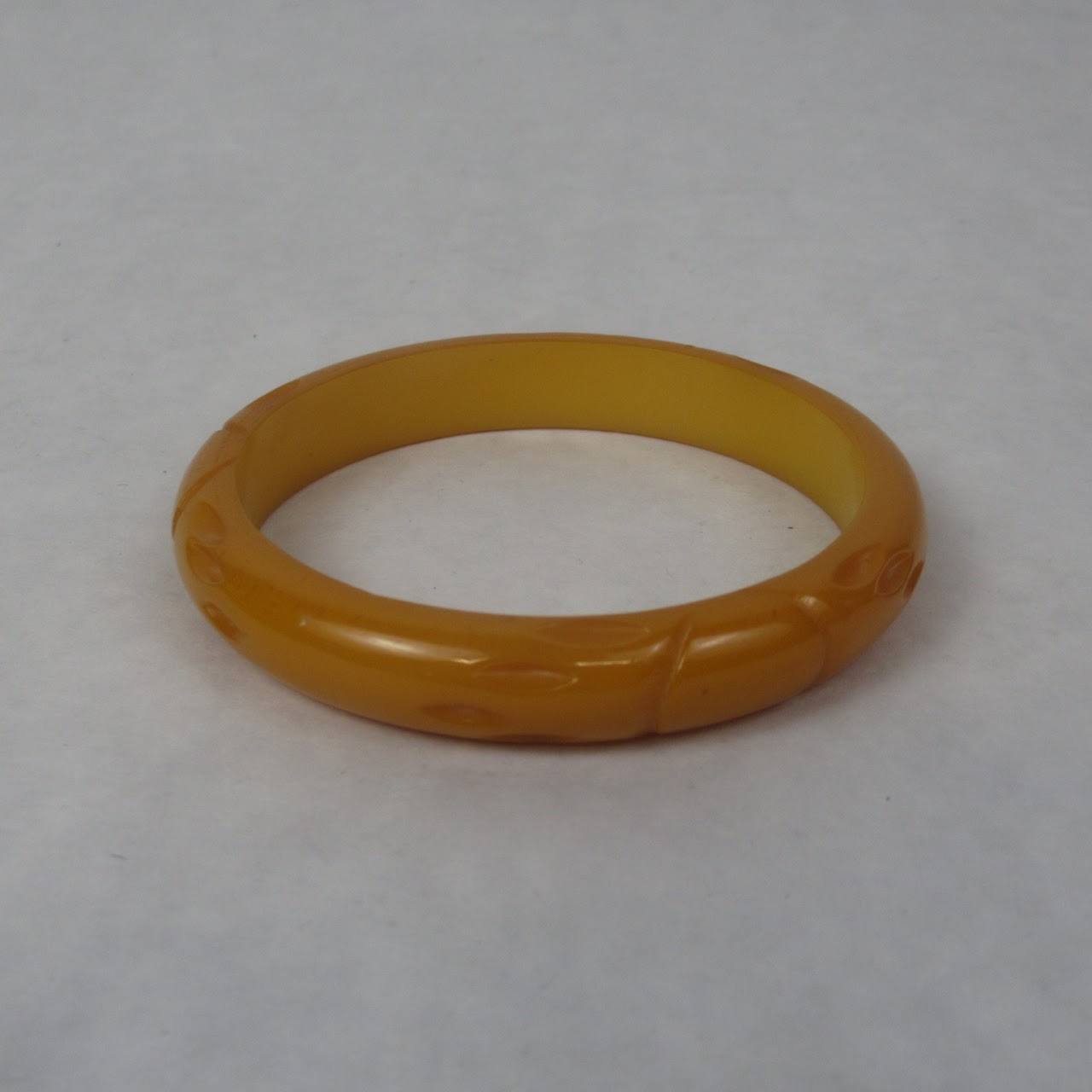 Set Of Three Patterned Bakelite Bangles