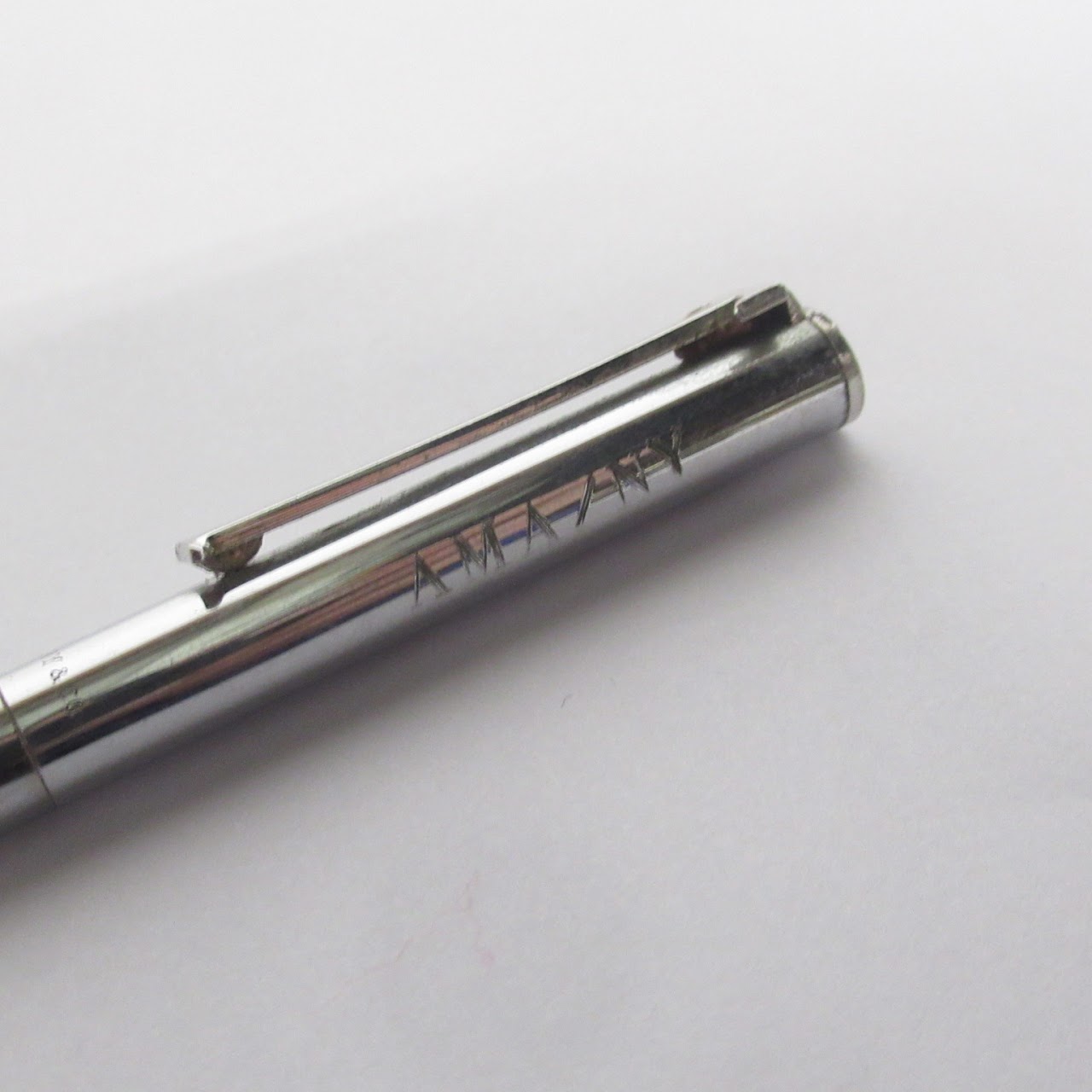 Tiffany & Co. Chrome T-Clip Pen