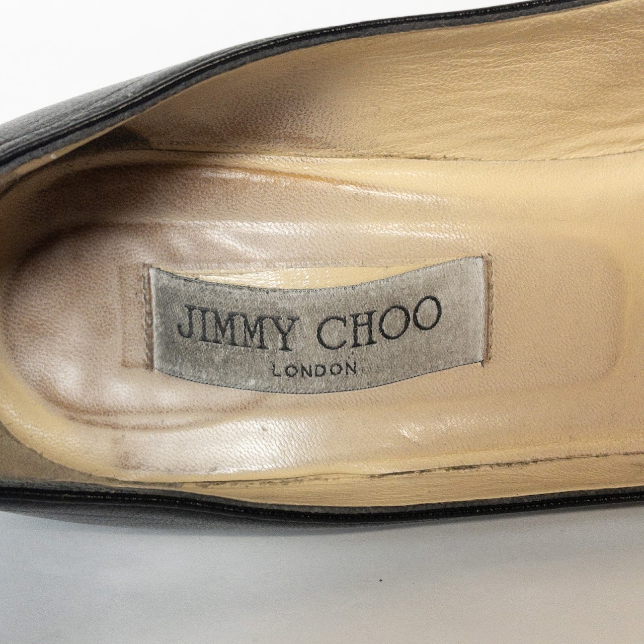 Jimmy Choo Black Leather Pumps