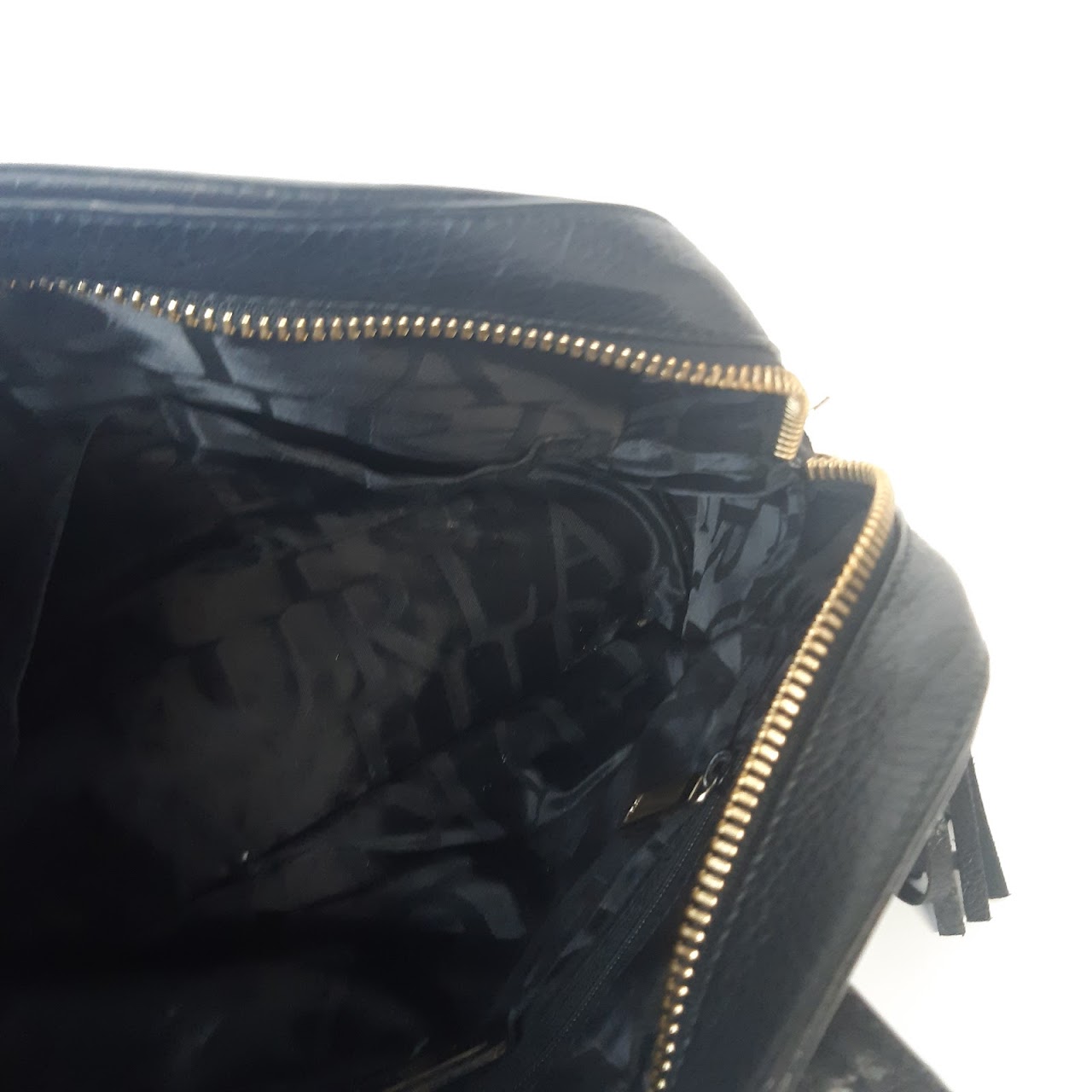 Furla Black Leather Crossbody Bag