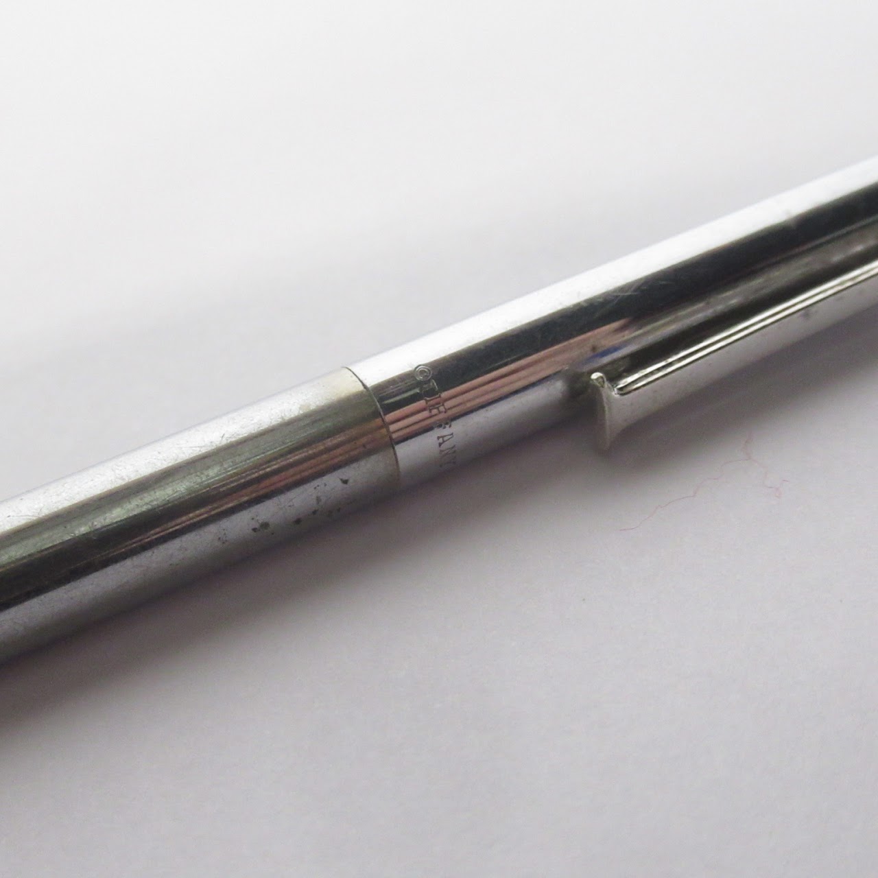 Tiffany & Co. Chrome T-Clip Pen