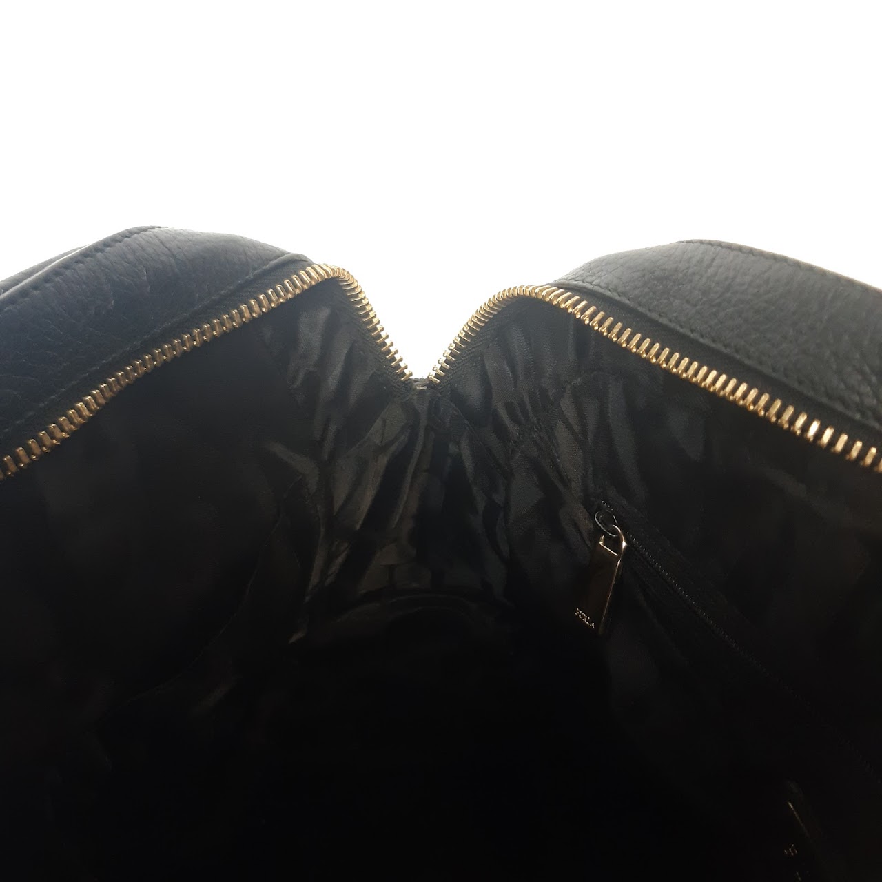 Furla Black Leather Crossbody Bag