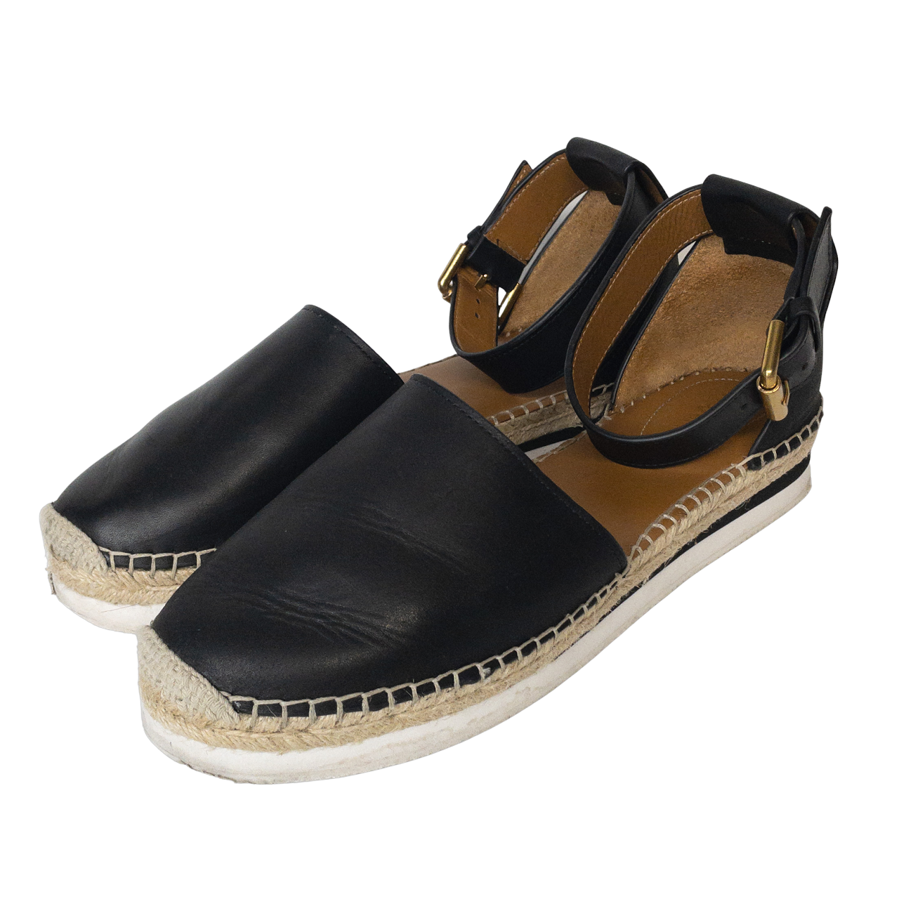 See by Chloé Leather Espadrille Sandals