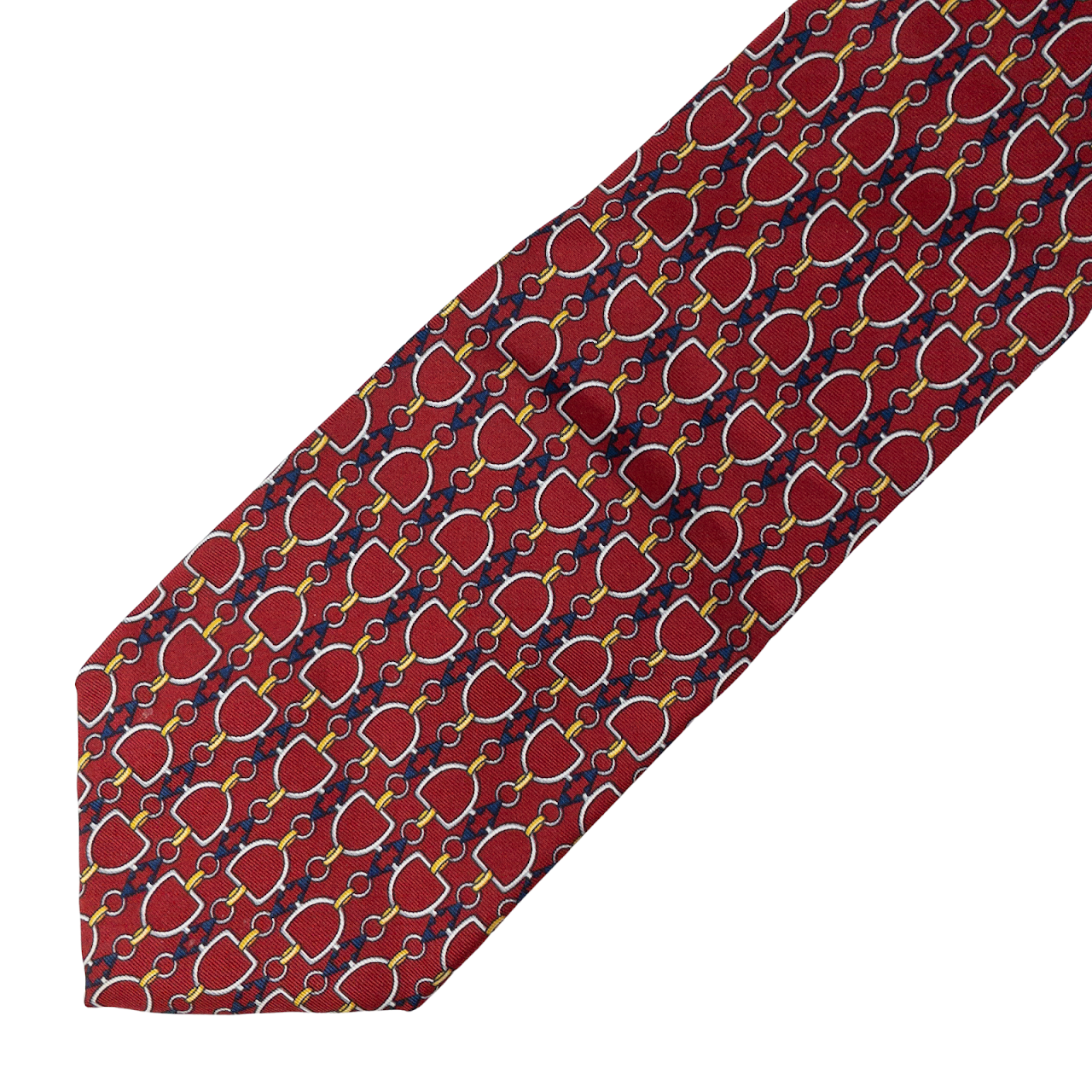 Paolo Gucci Stirrup Pattern Necktie