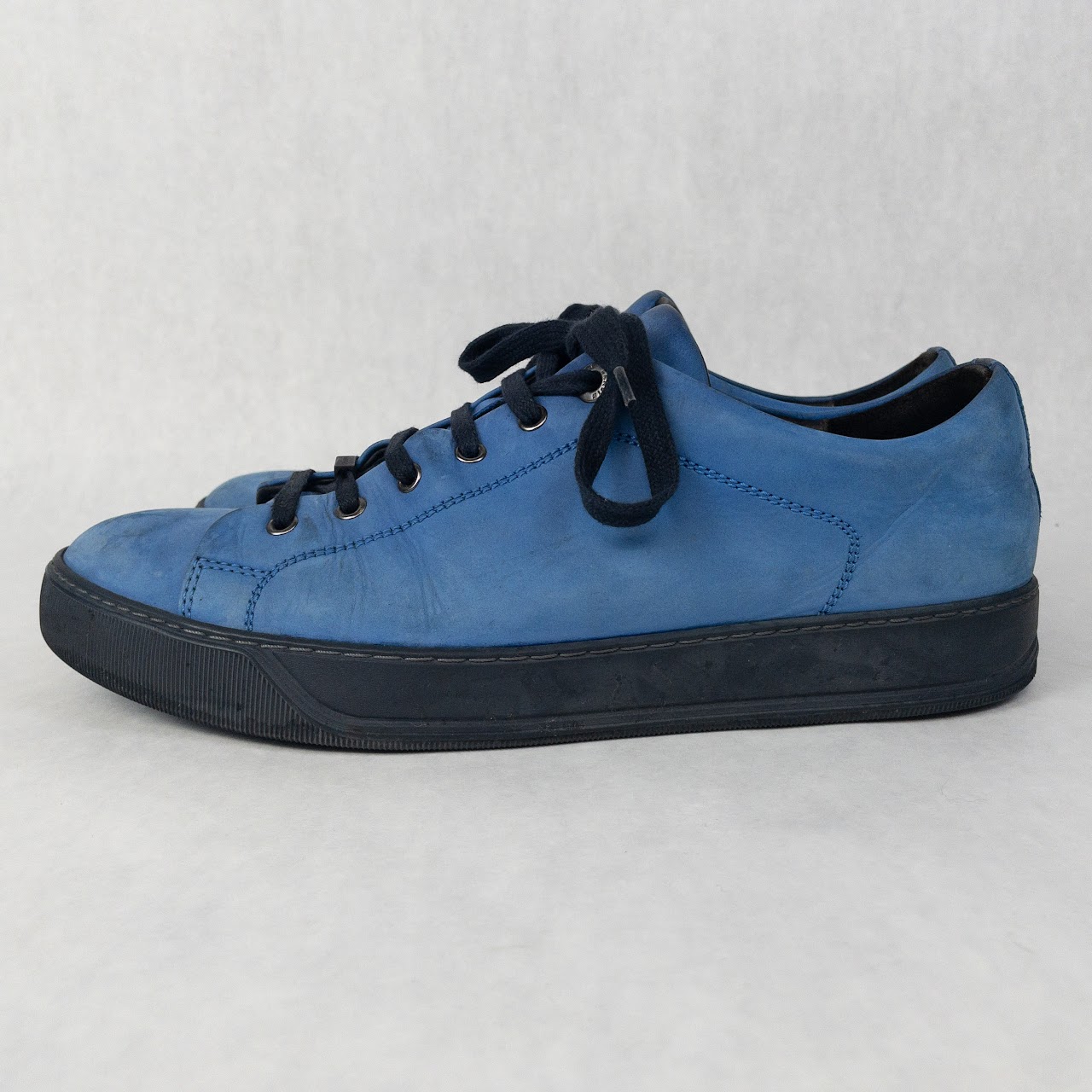 Lanvin Nubuck Low-Top Sneakers