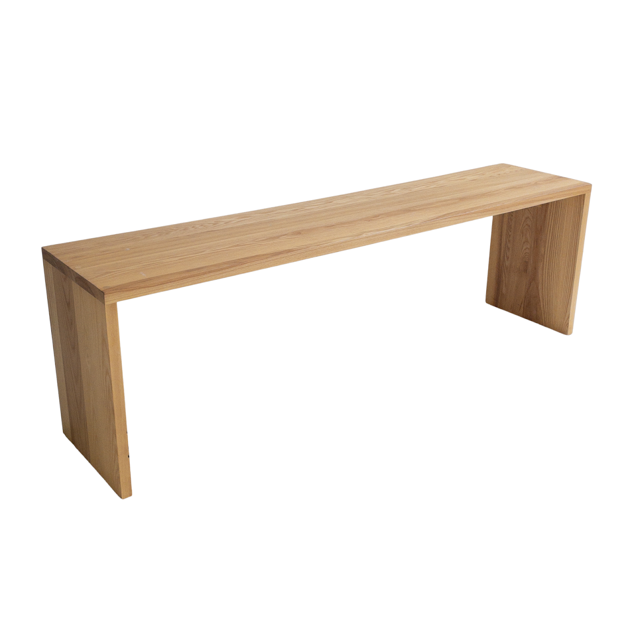 Signed White Oak Bench