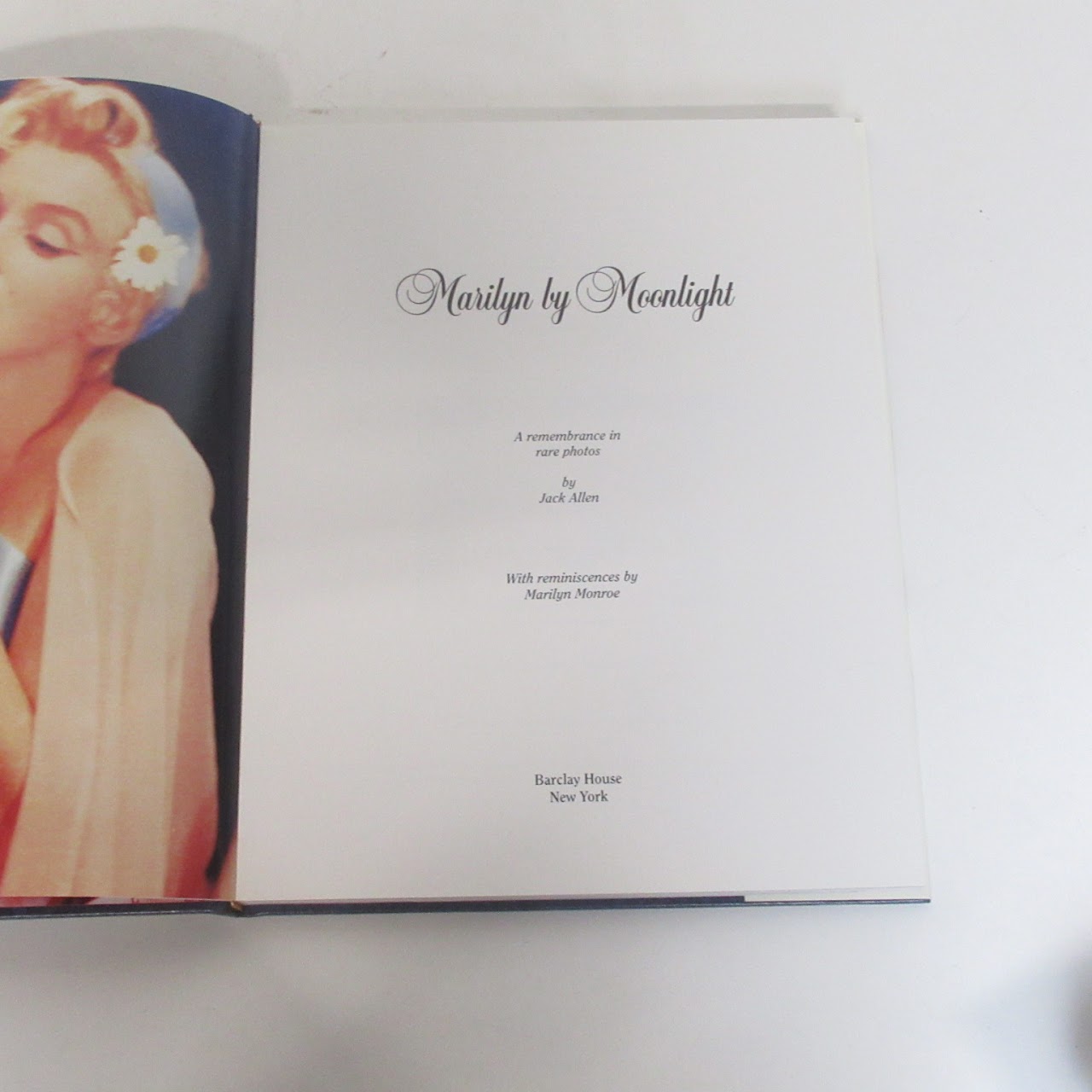 'Marilyn by Moonlight' Limited Edition Book