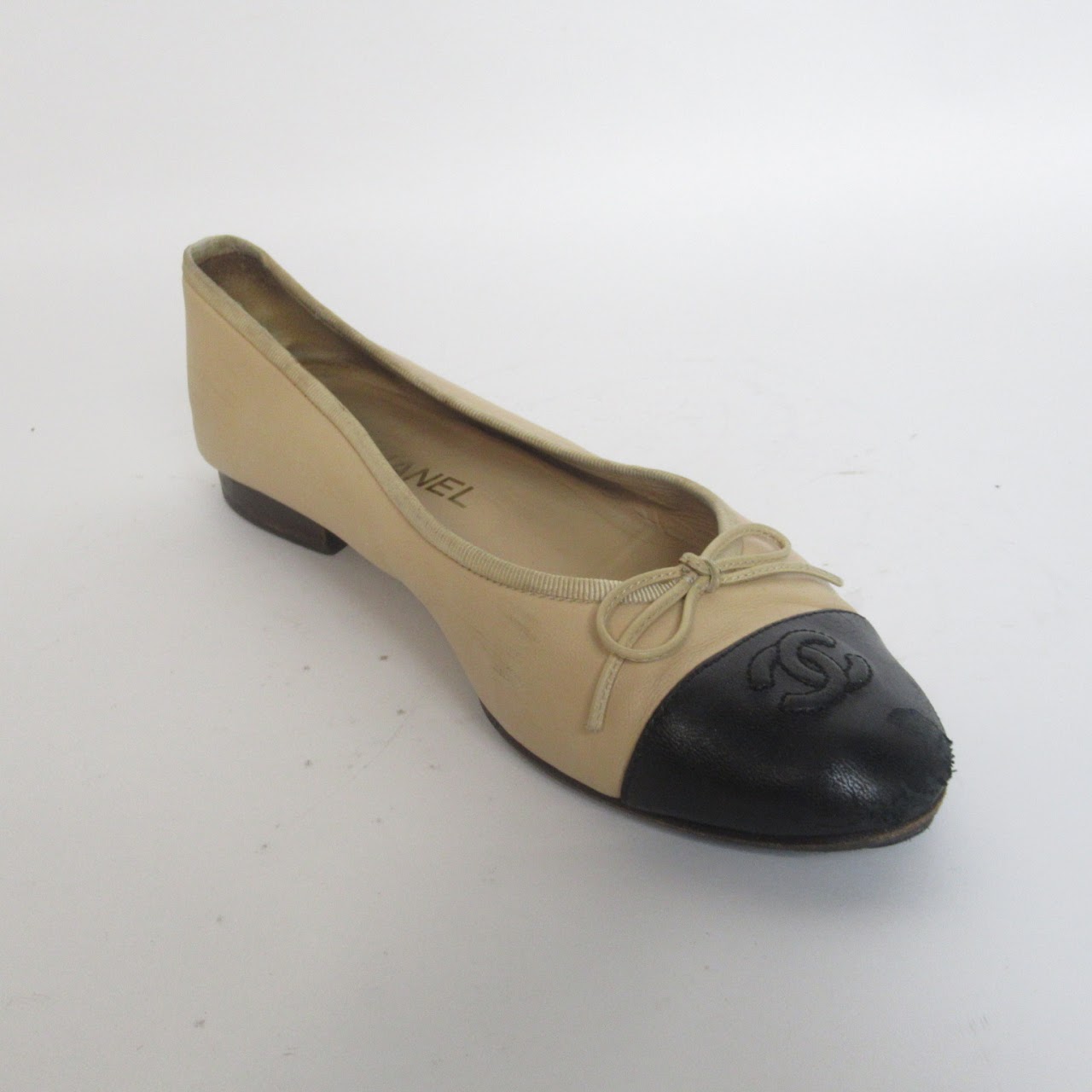 Chanel Cap Toe Ballet Flats