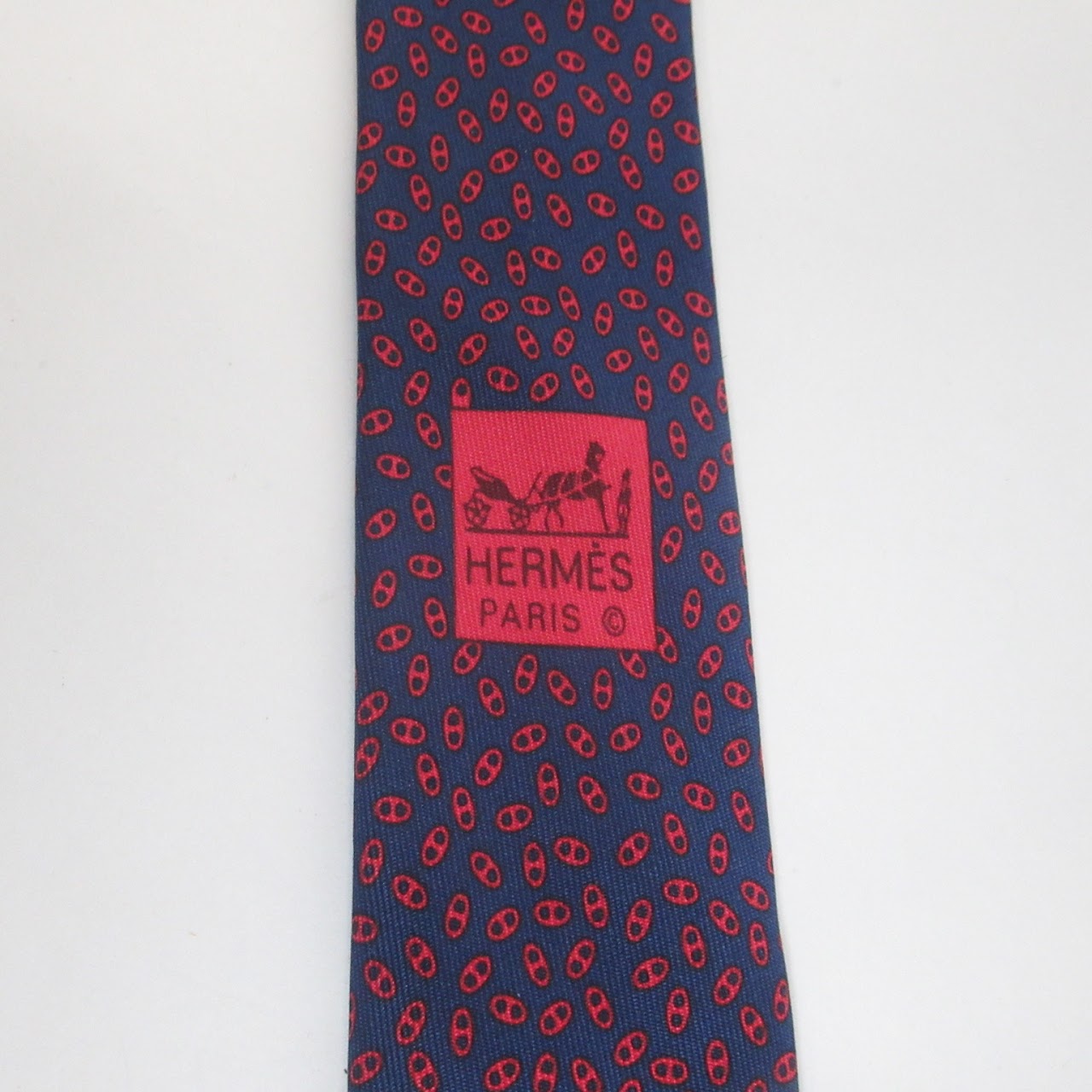 Hermès Horse Bit Print Necktie