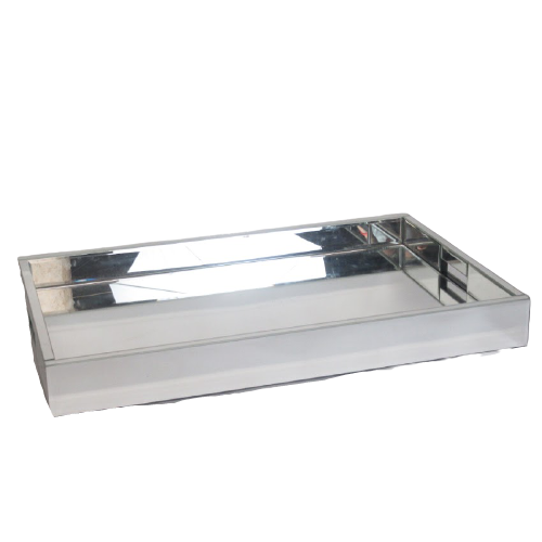 West Elm Mirror Wrapped Tray
