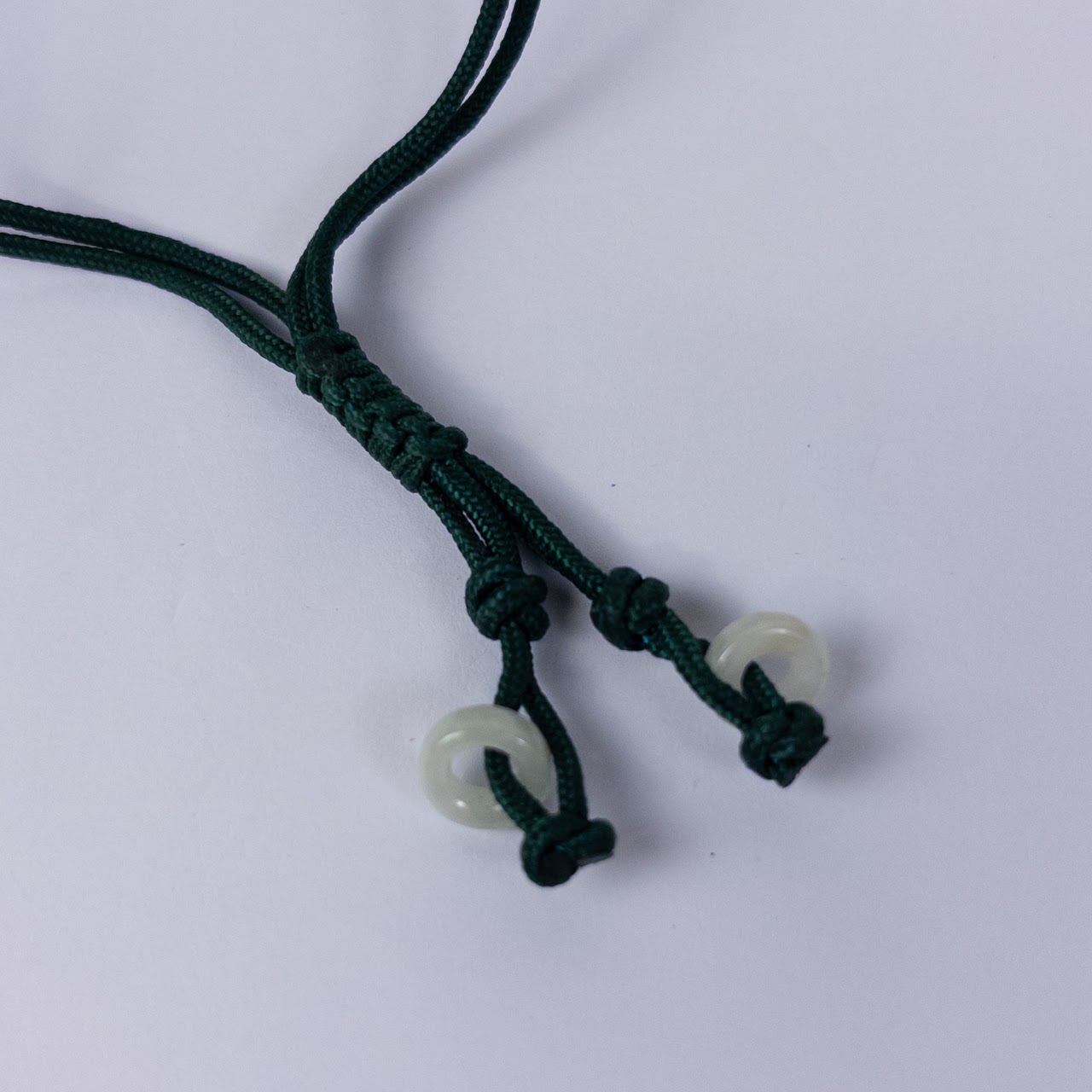 Jade Dragon Pendant on Rope Necklace