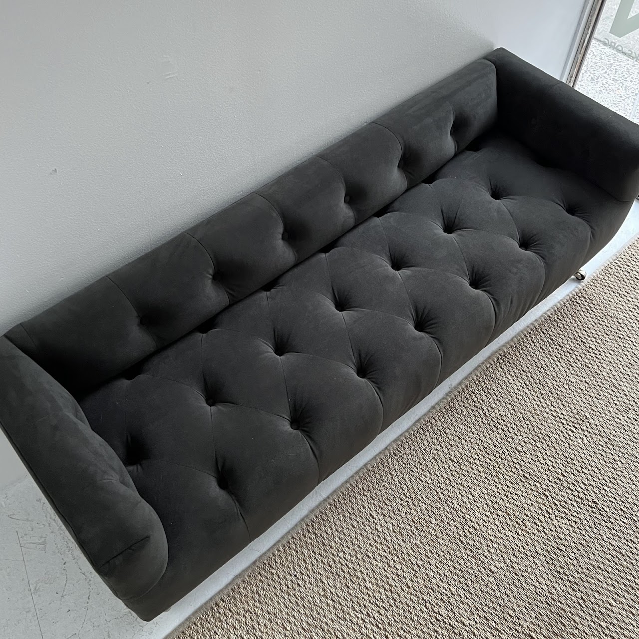 Pottery Barn Tufted Bench Settee