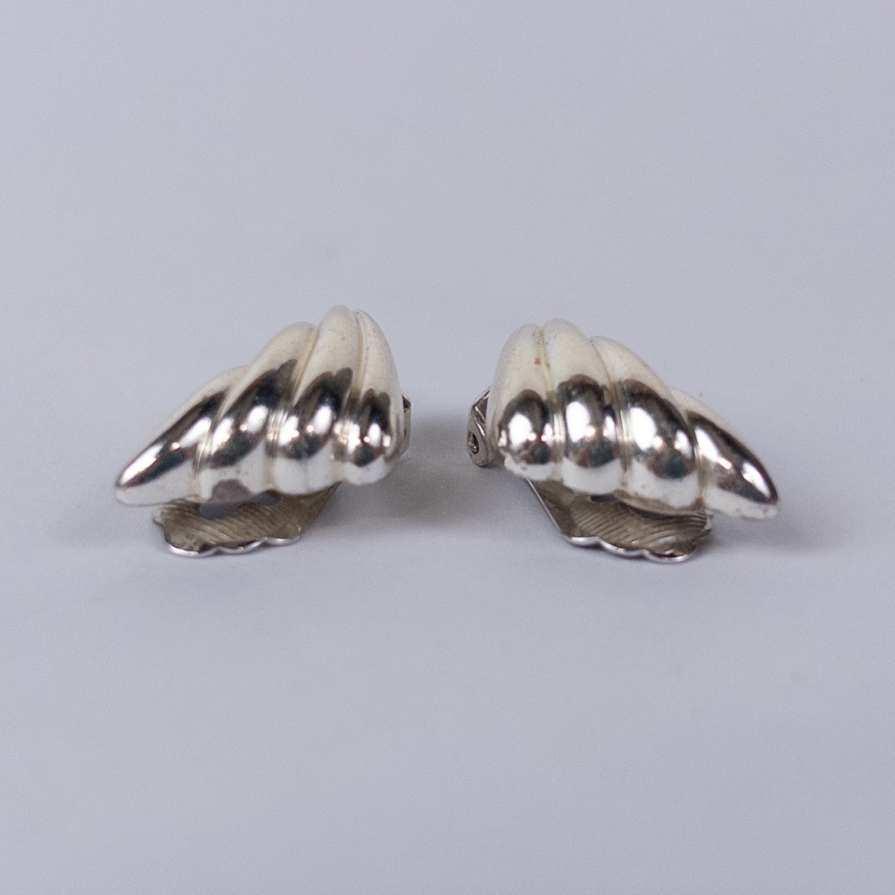 Christian Dior Windswept Design Clip Earrings