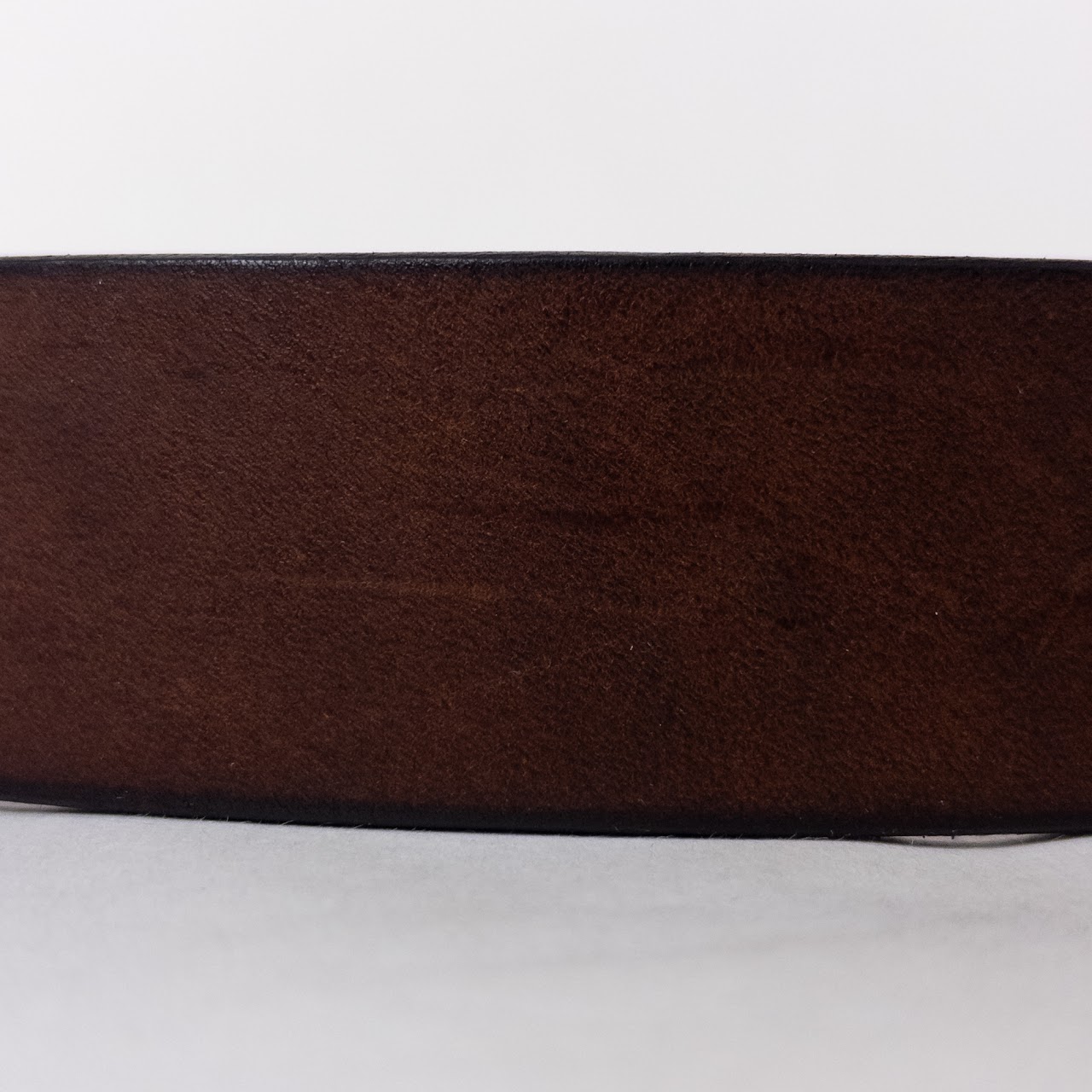 45RPM Studio Brown Leather Standard Buckle Belt