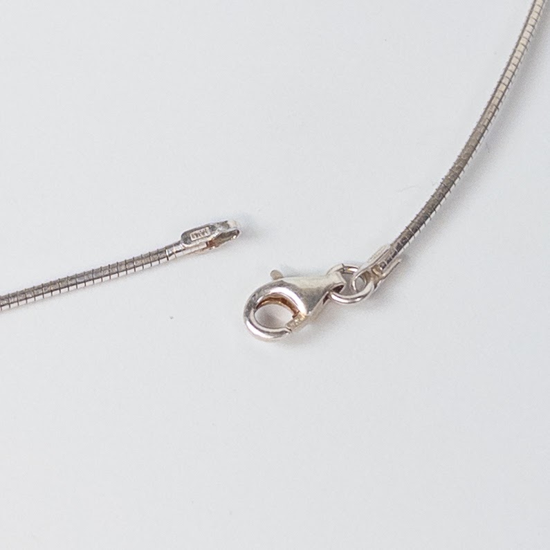 Sterling Silver Multi Stone Charm Necklace