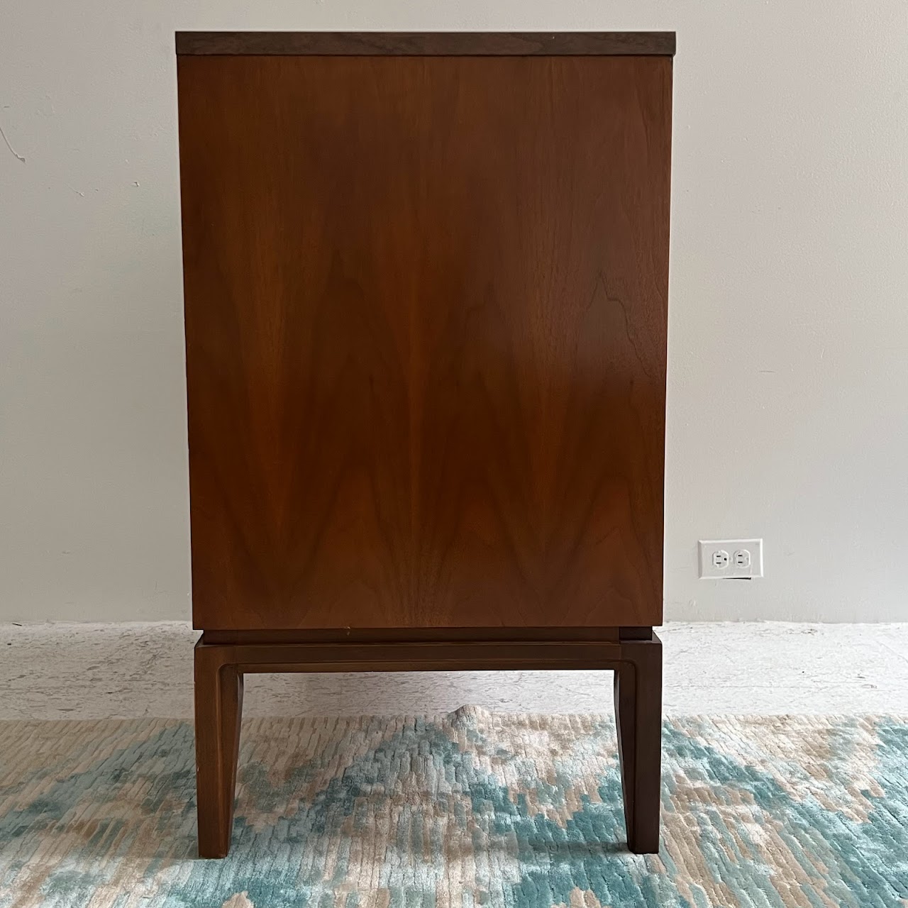 Basic-Witz Mid-Century Modern Walnut Three Drawer Chest