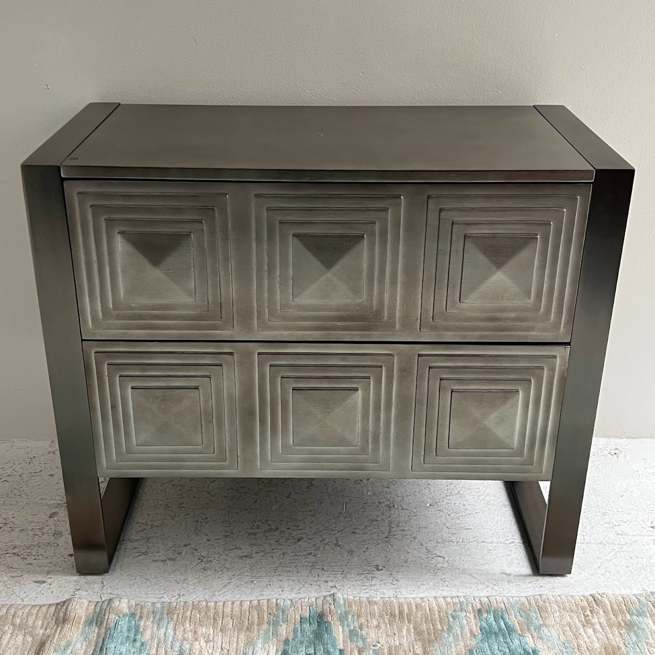 Bernhardt Mosaic Two Drawer Nightstand