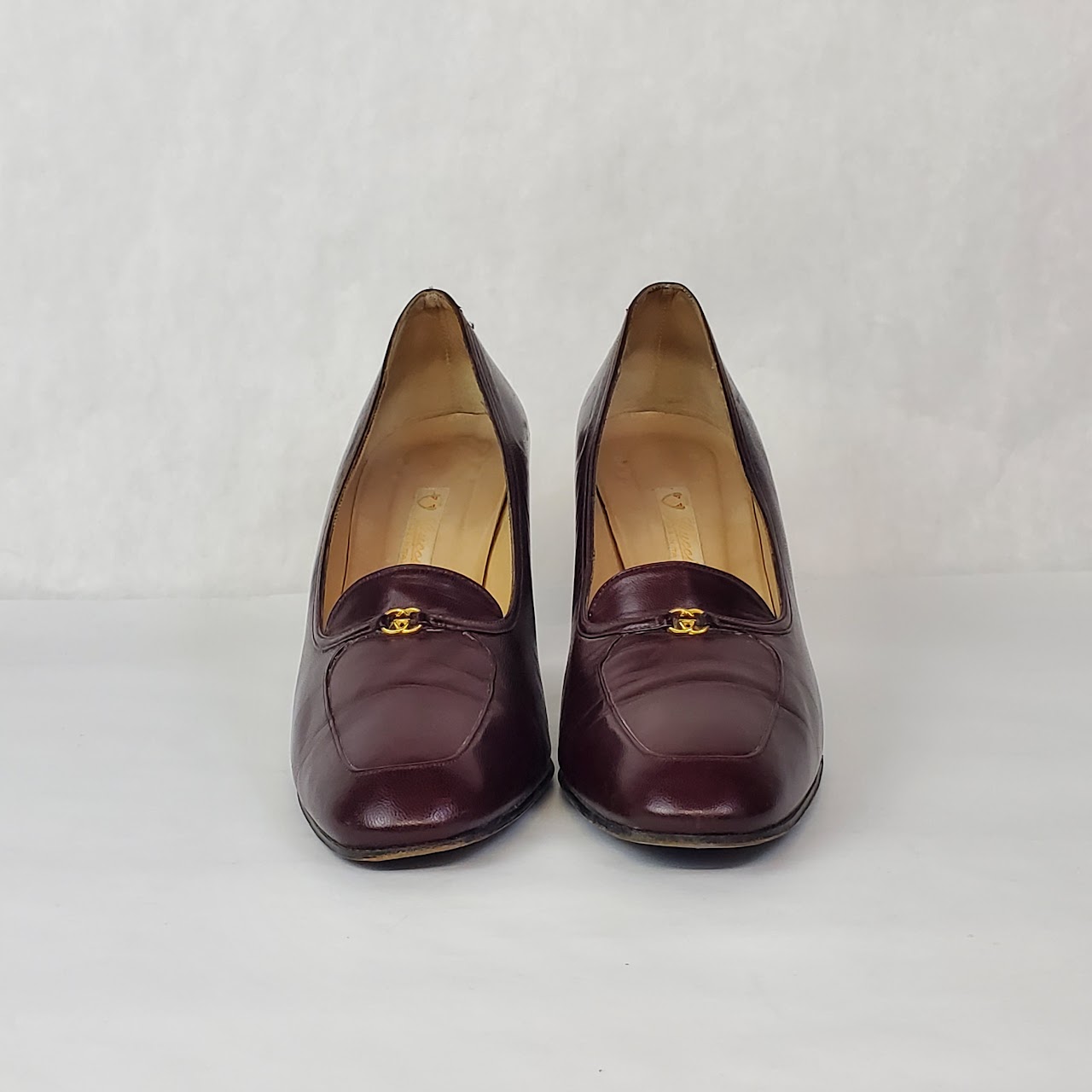 Gucci Vintage Leather Pumps