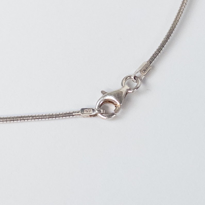 Sterling Silver Multi Stone Charm Necklace