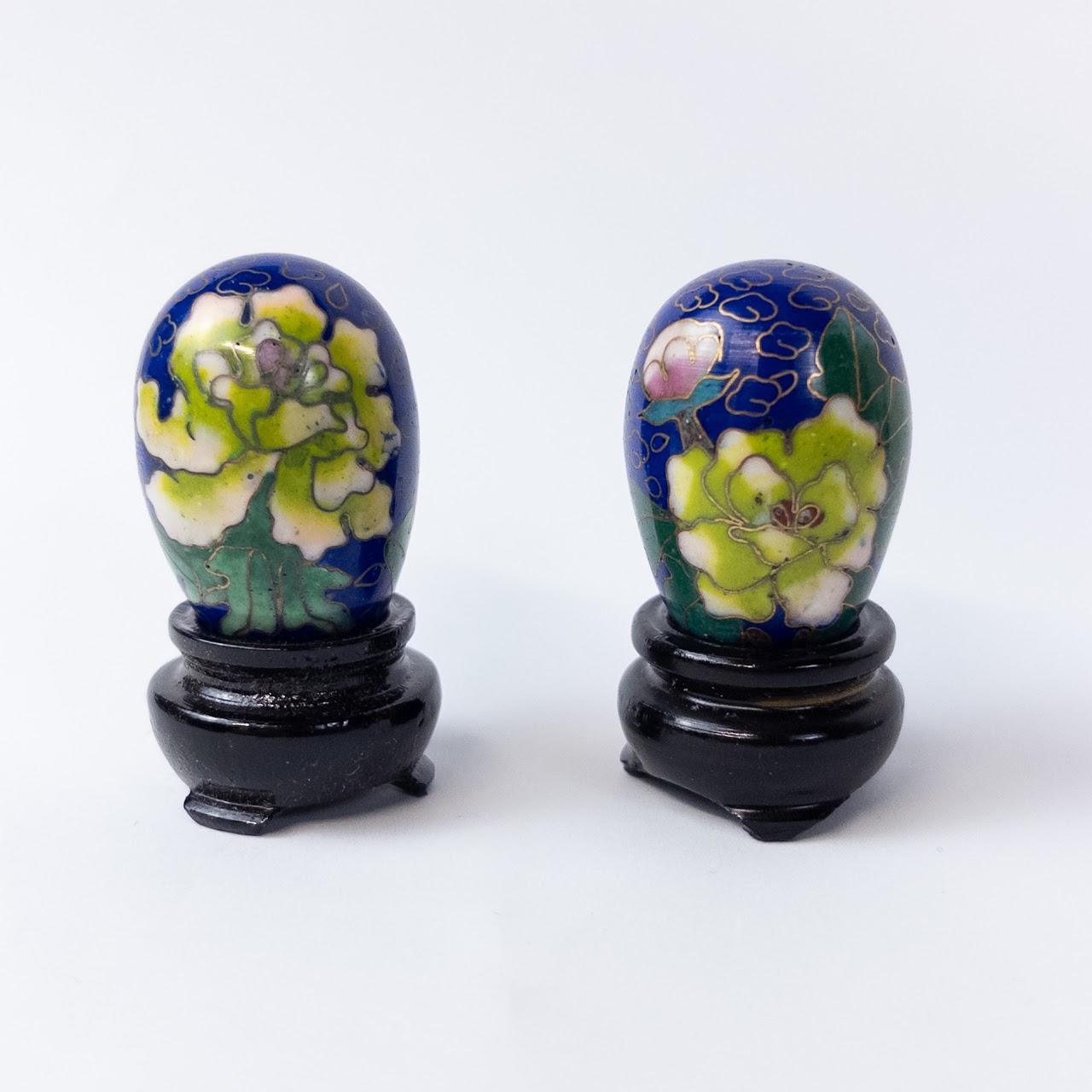 Miniature Cloisonné Egg Set