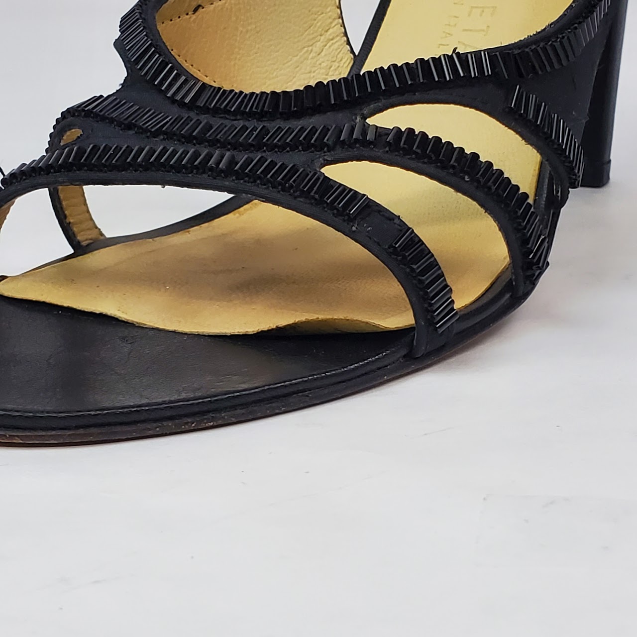 Bottega Veneta Satin & Bead Pumps