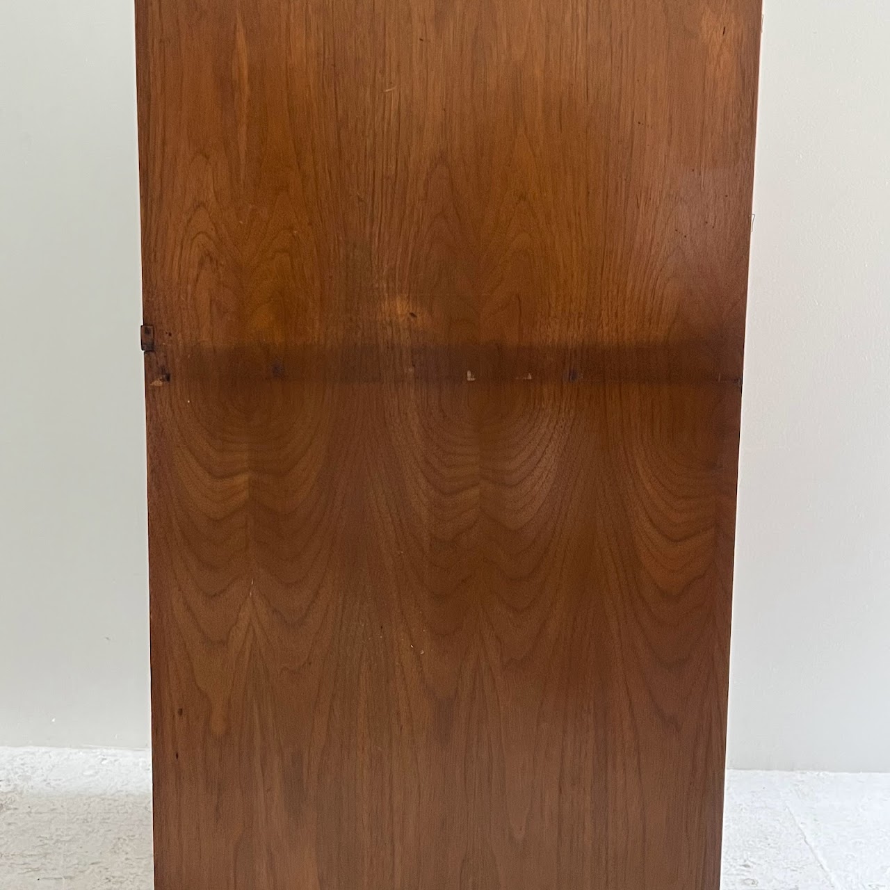 Basic-Witz Mid-Century Modern Walnut Five Drawer Highboy Dresser