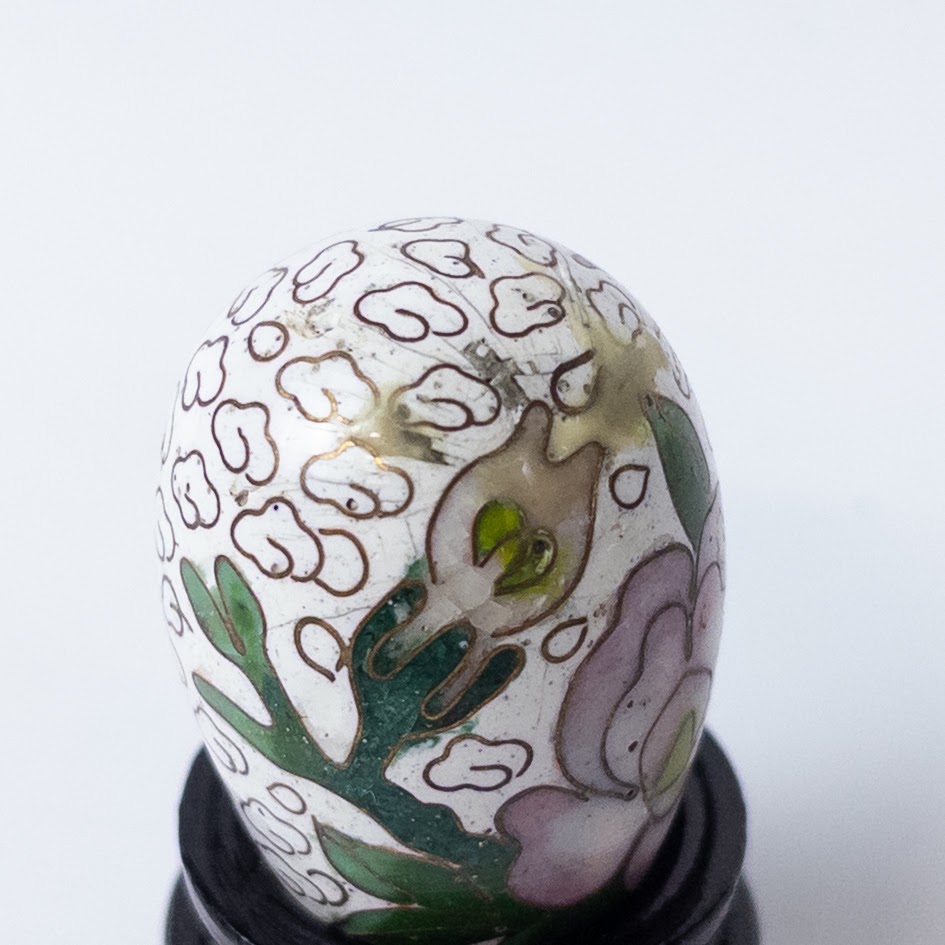 Miniature Cloisonné Egg Set