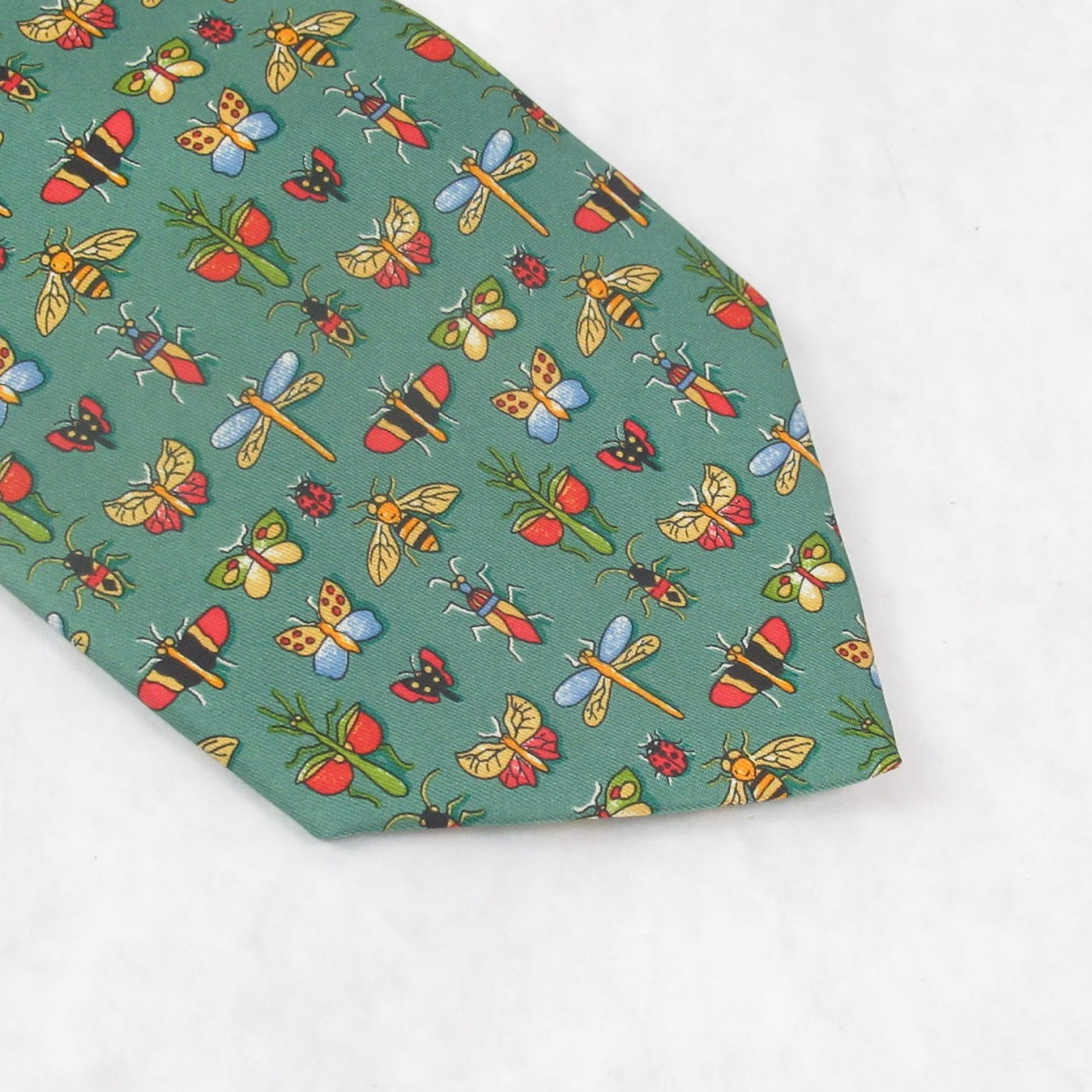 Salvatore Ferragamo Butterflies & Dragonflies Tie