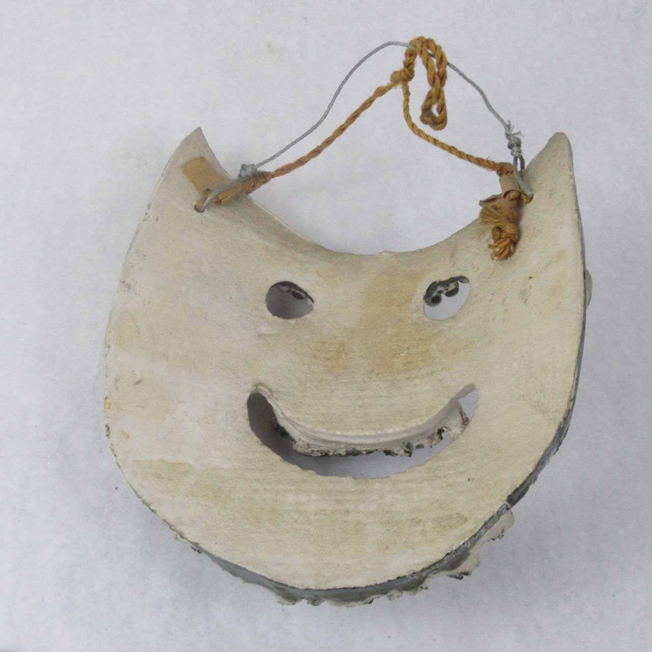 Hand-Made Ceramic Comedy Mask