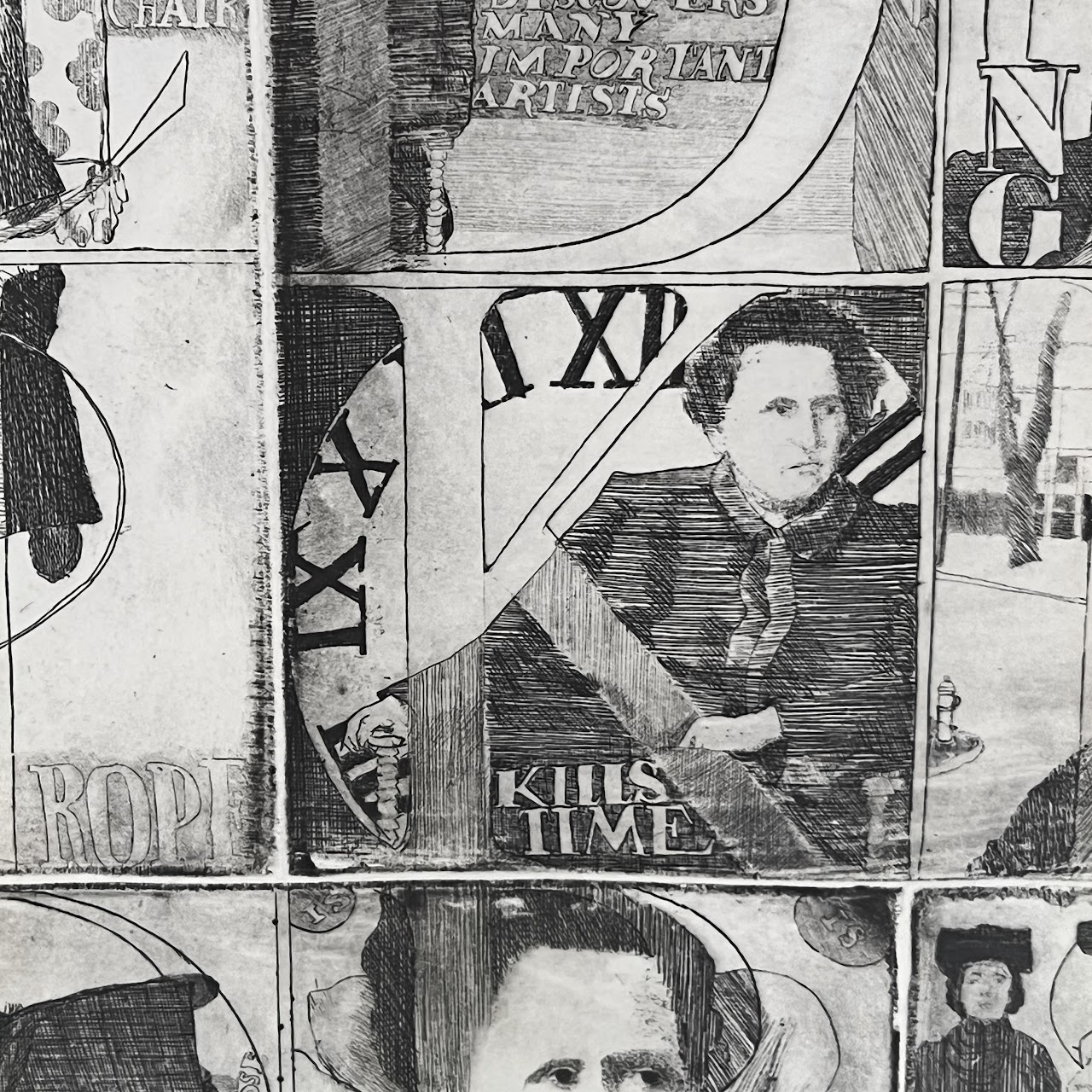 'A Gertrude Stein Alphabet' Signed Etching