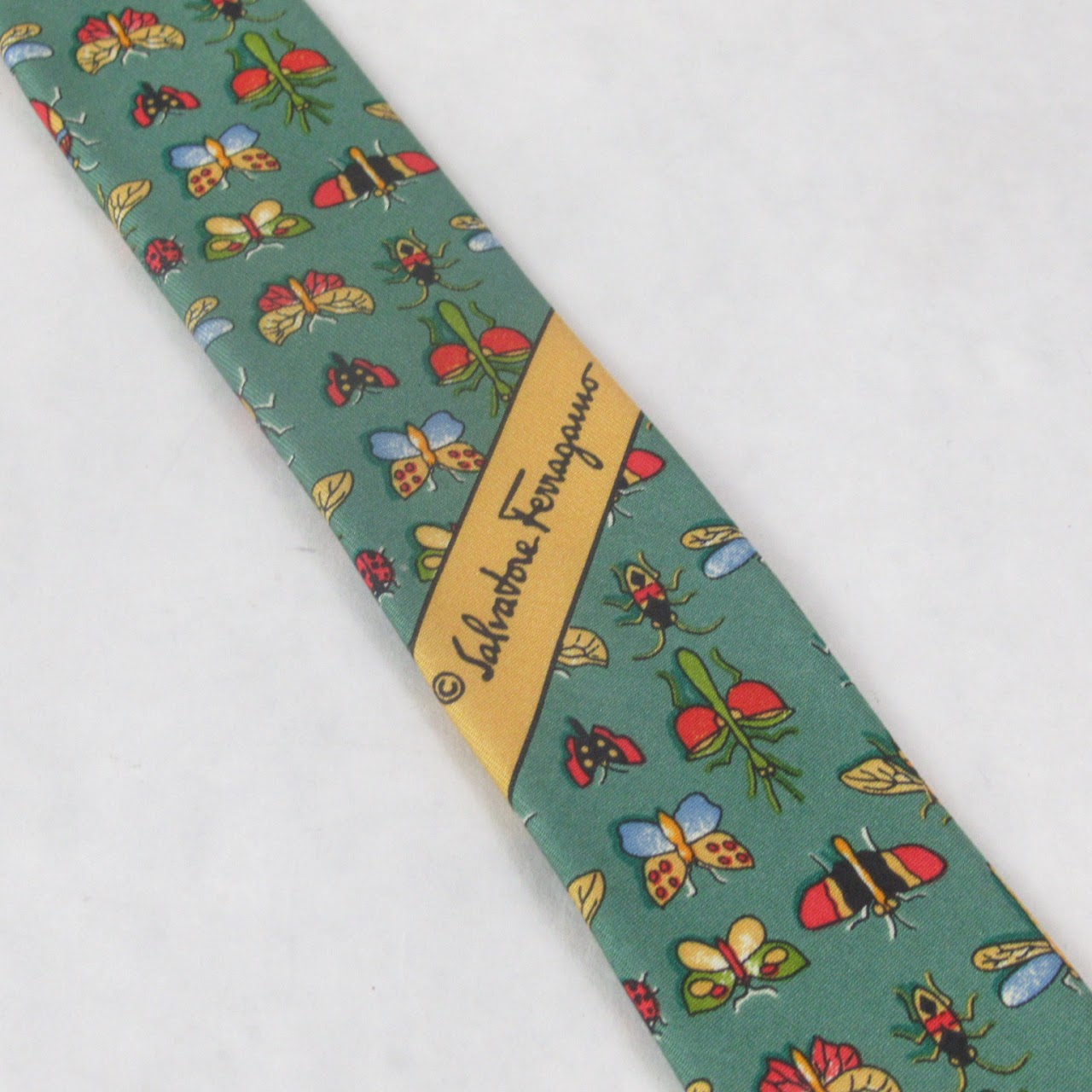 Salvatore Ferragamo Butterflies & Dragonflies Tie