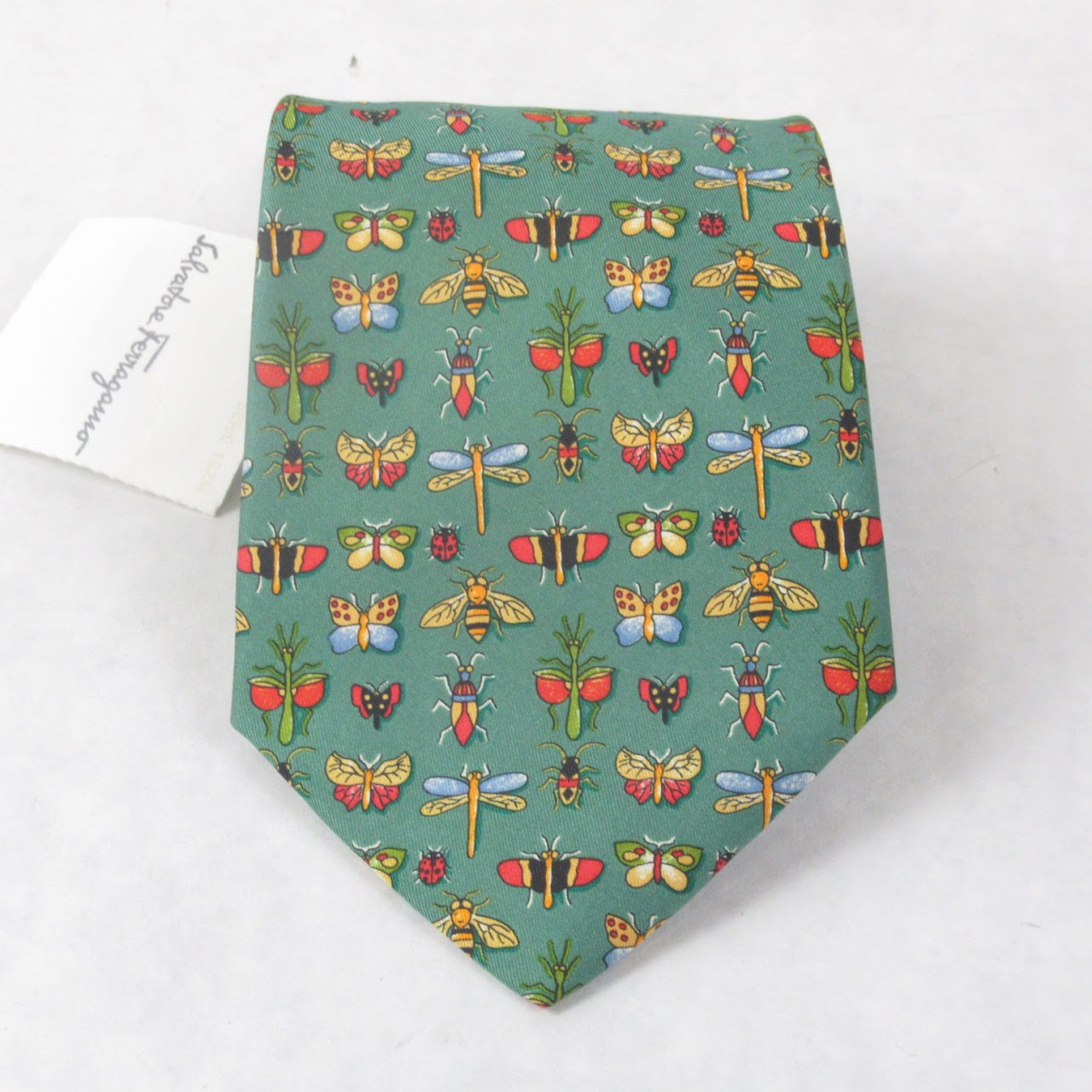 Salvatore Ferragamo Butterflies & Dragonflies Tie