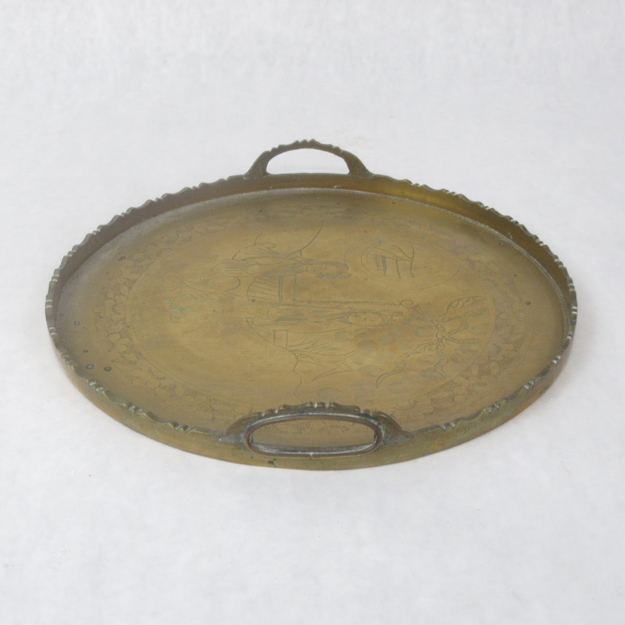 Brass Decorative Small Serving Tray