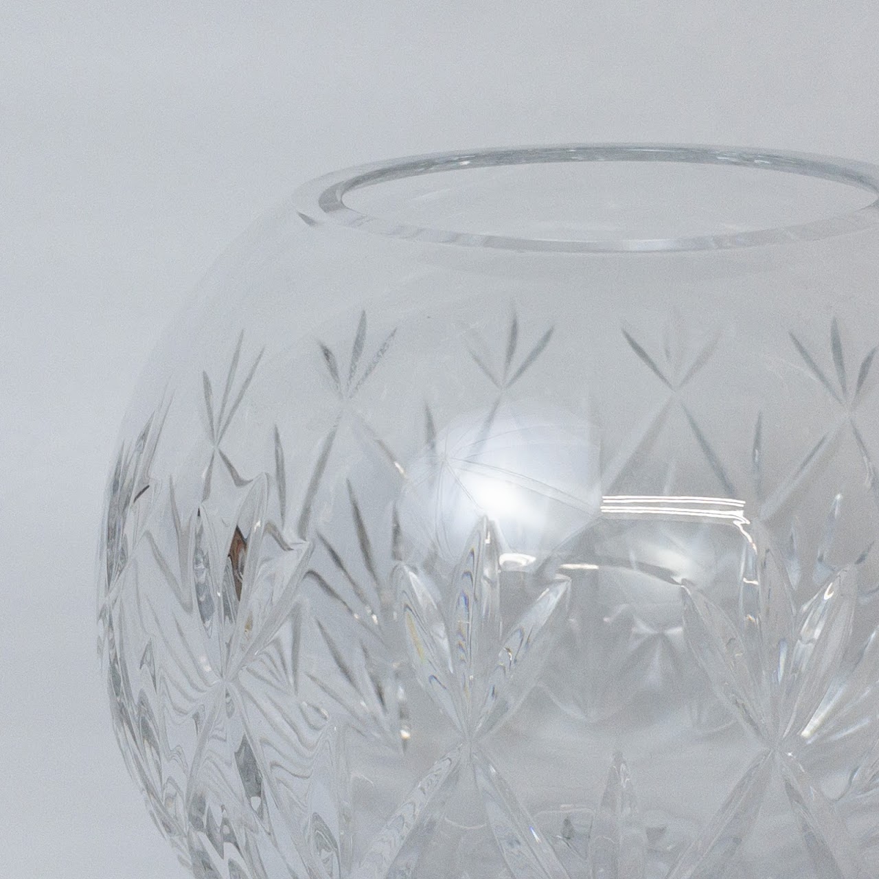 Tiffany & Co. Crystal Rose Bowl