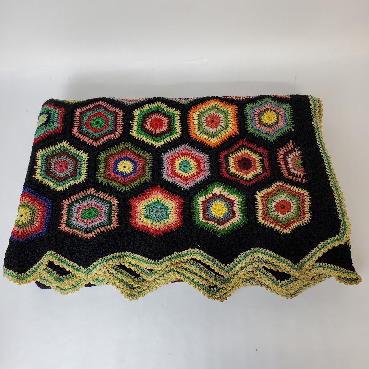 Hand Crocheted Afghan Blanket