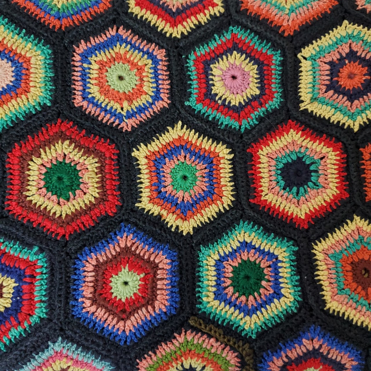 Hand Crocheted Afghan Blanket