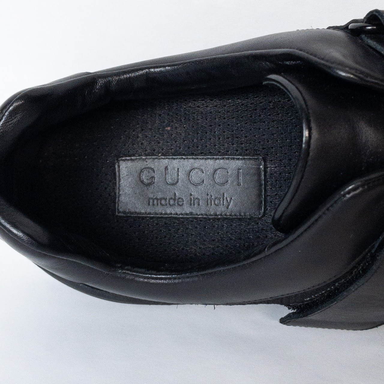 Gucci Leather & Mesh Trainers