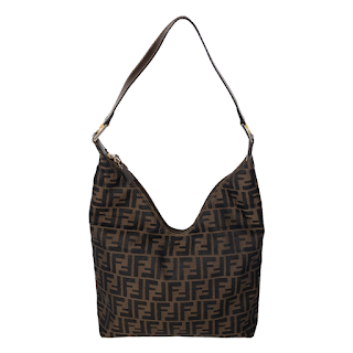 Fendi Vintage Monogram Hobo Shoulder Bag