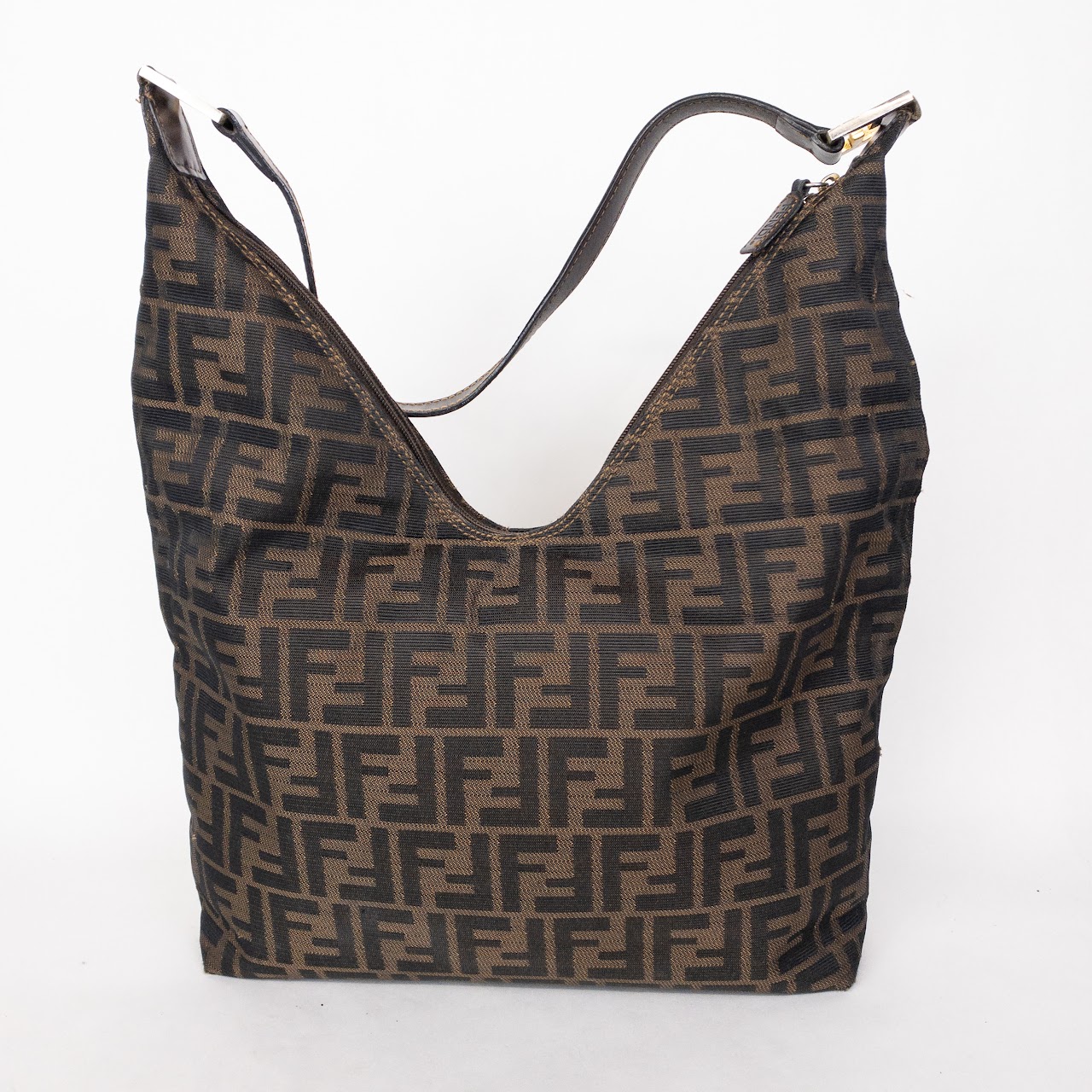 Fendi Vintage Monogram Hobo Shoulder Bag