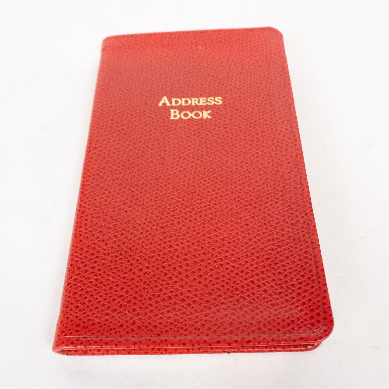 Tiffany & Co. Vintage Red Leather Address Book